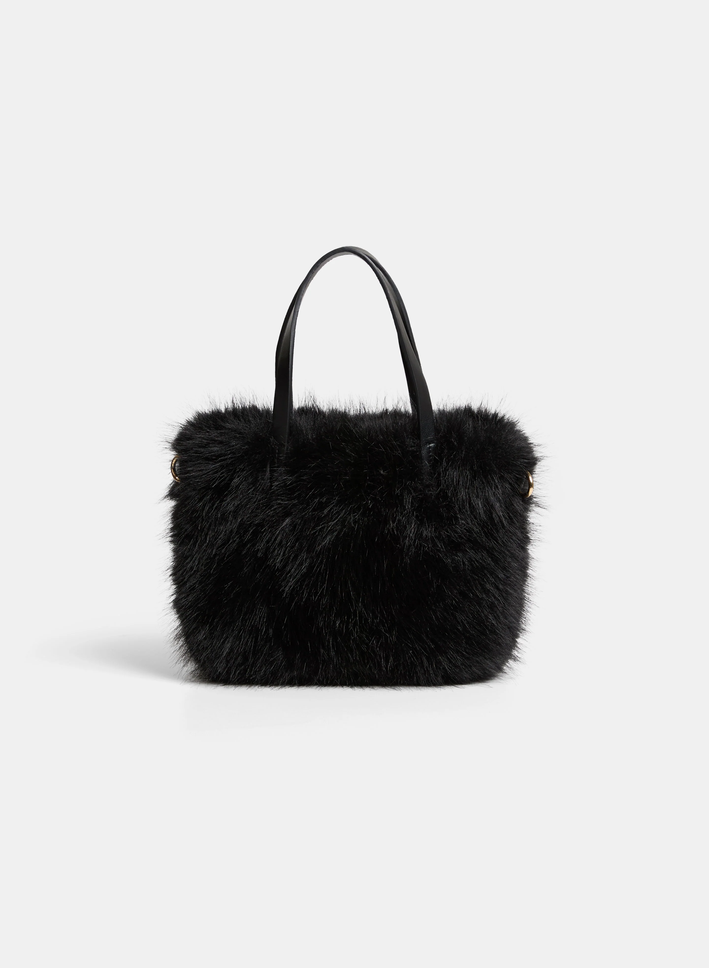 Faux-Fur Crossbody Bag