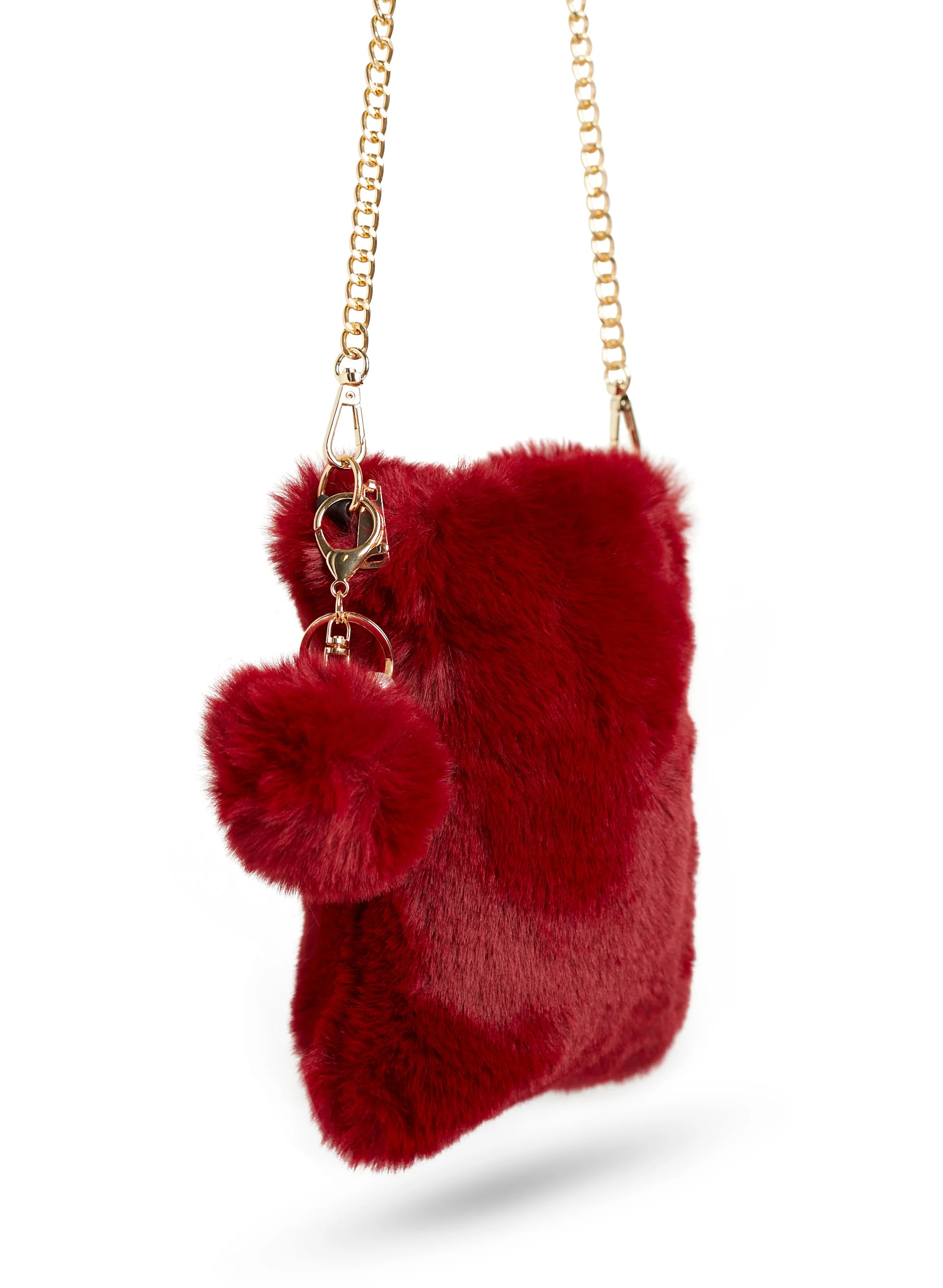 Faux Fur Crossbody Bag