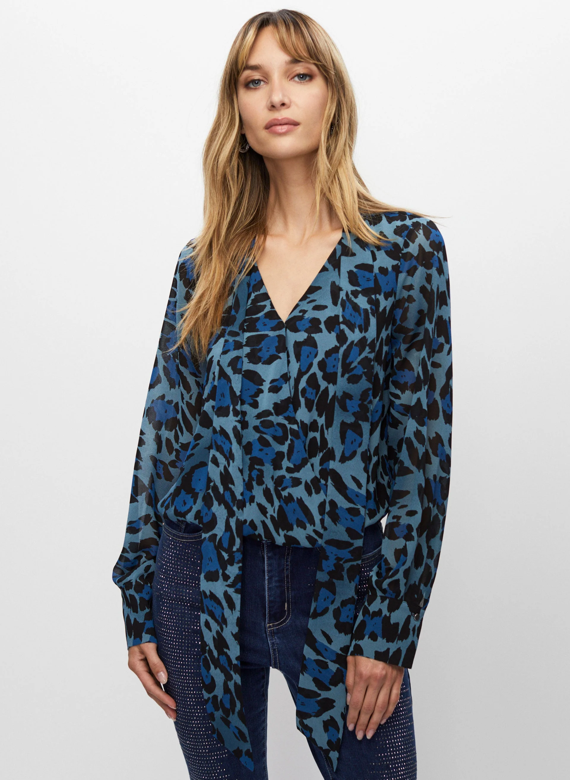 Leopard Print Blouse