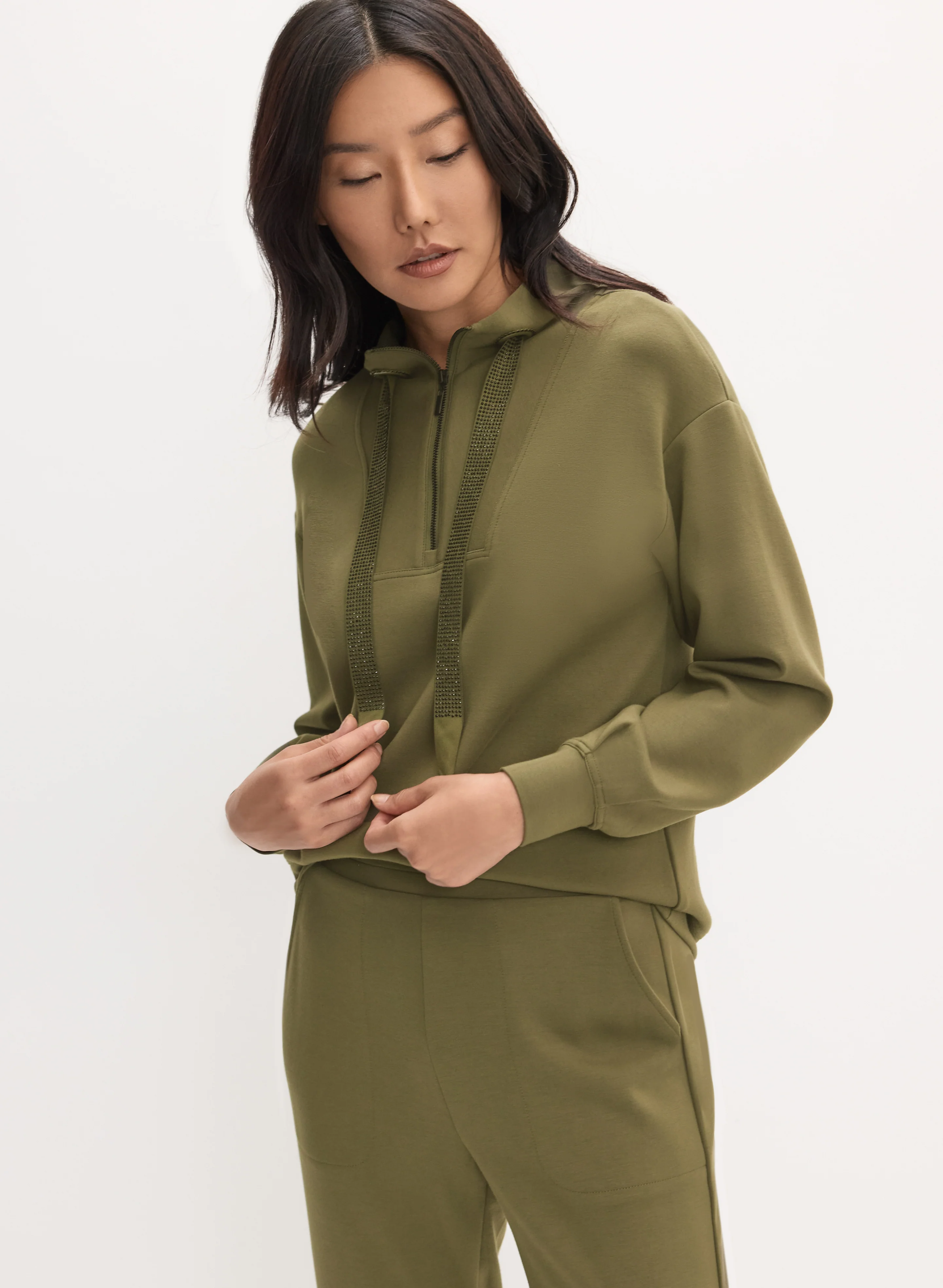 Funnel Neck Sweatshirt