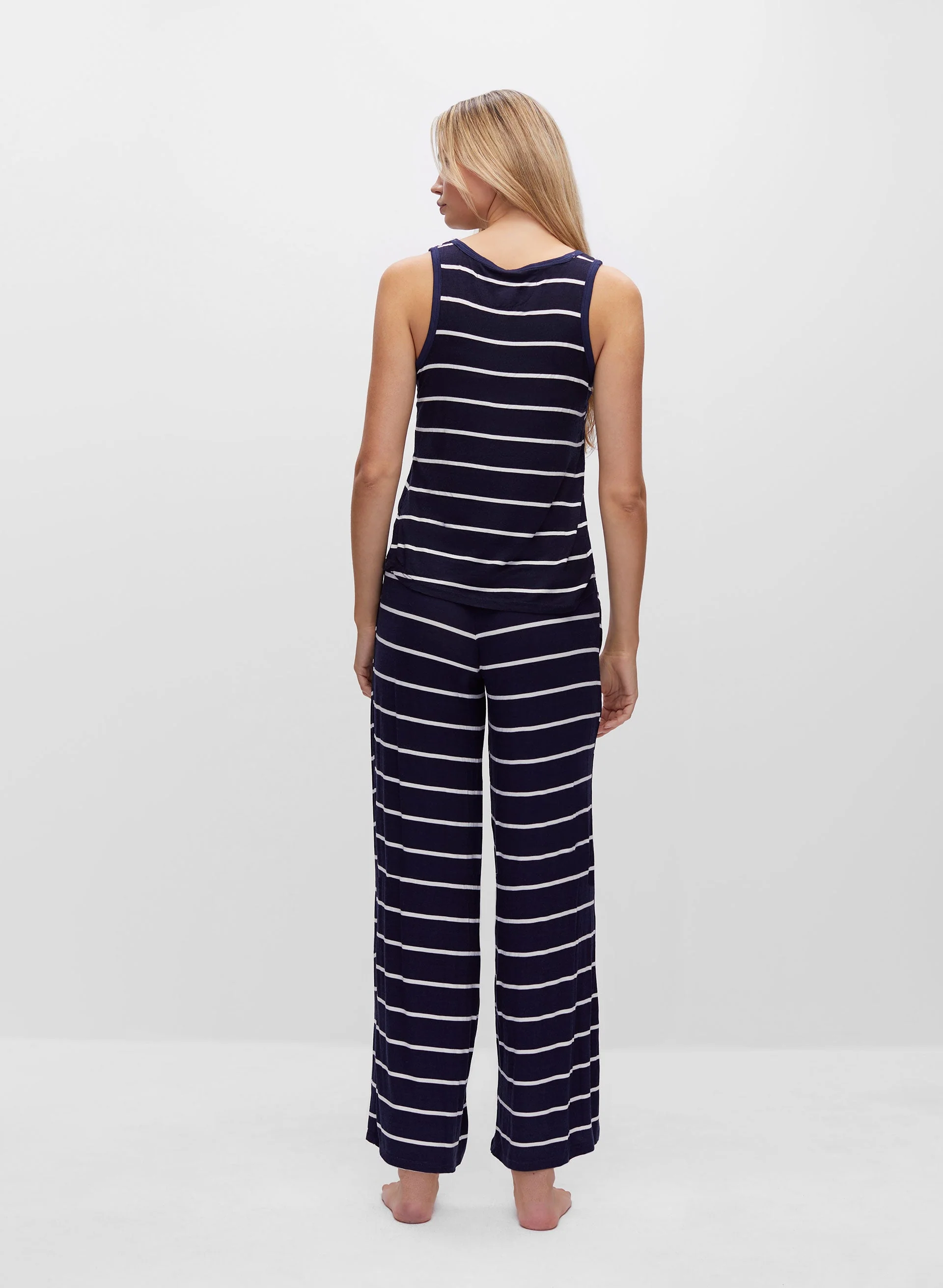 Stripe Print Pyjama Set