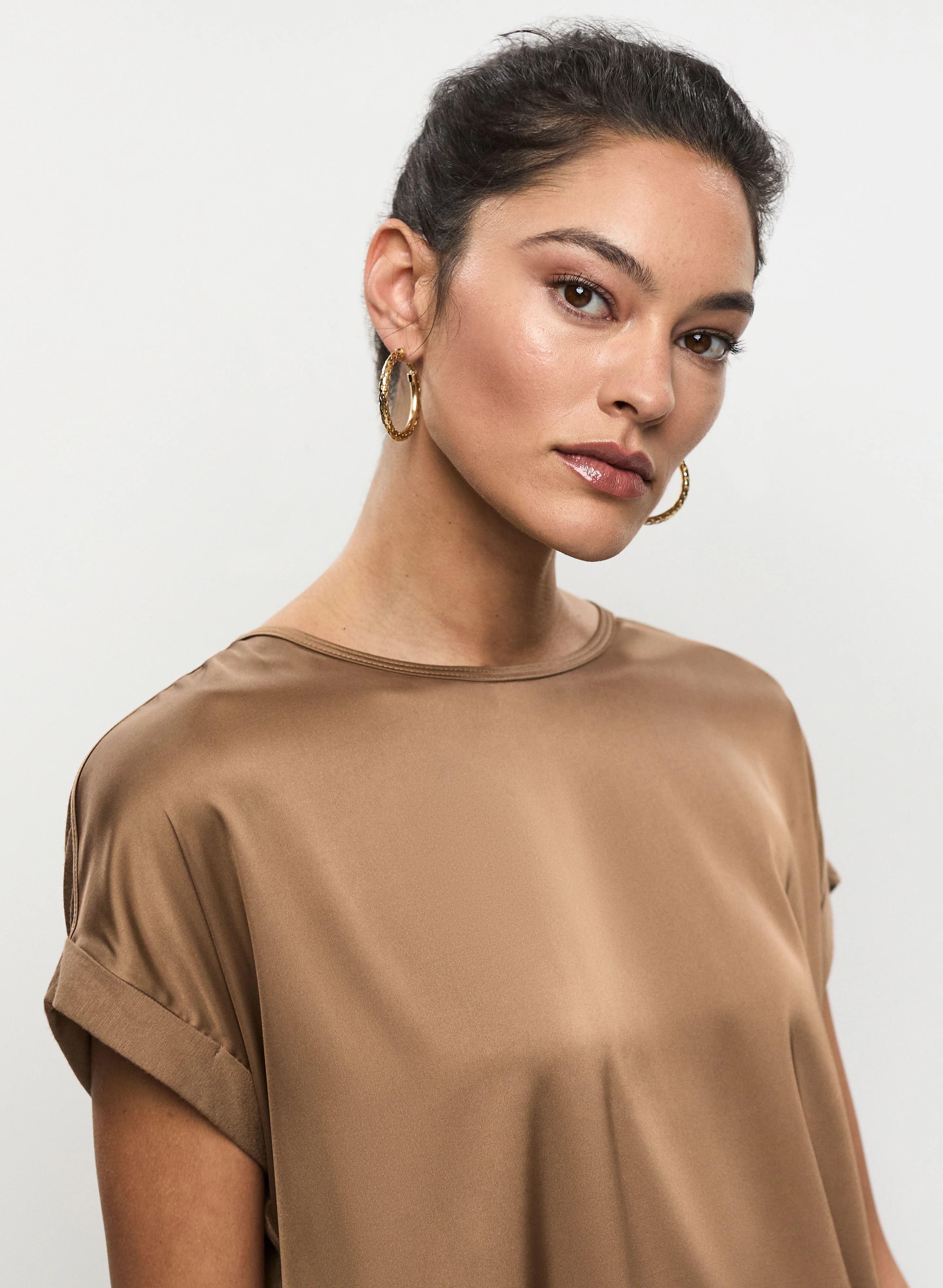 Satin T-Shirt
