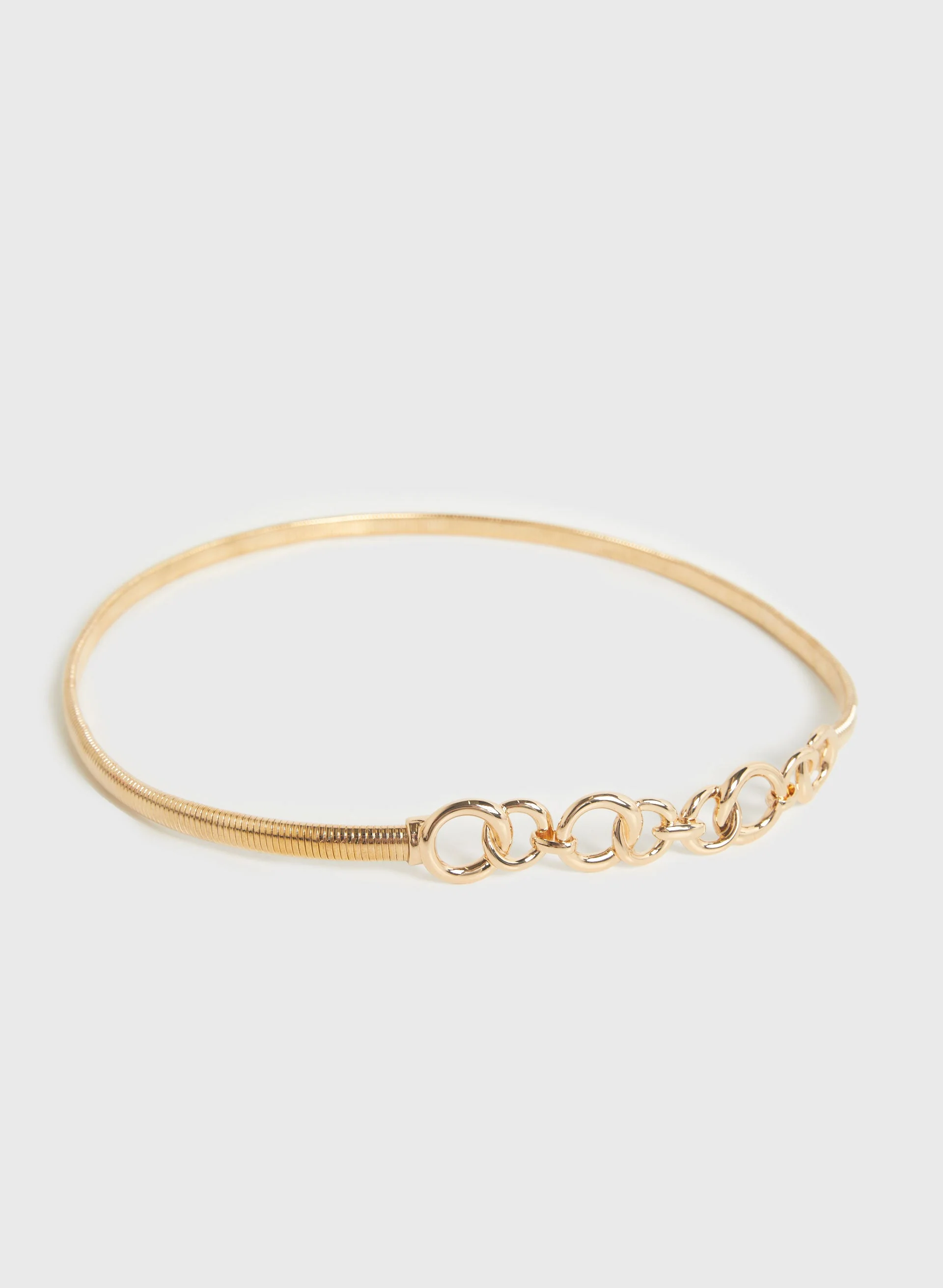 Circle Link Buckle Belt