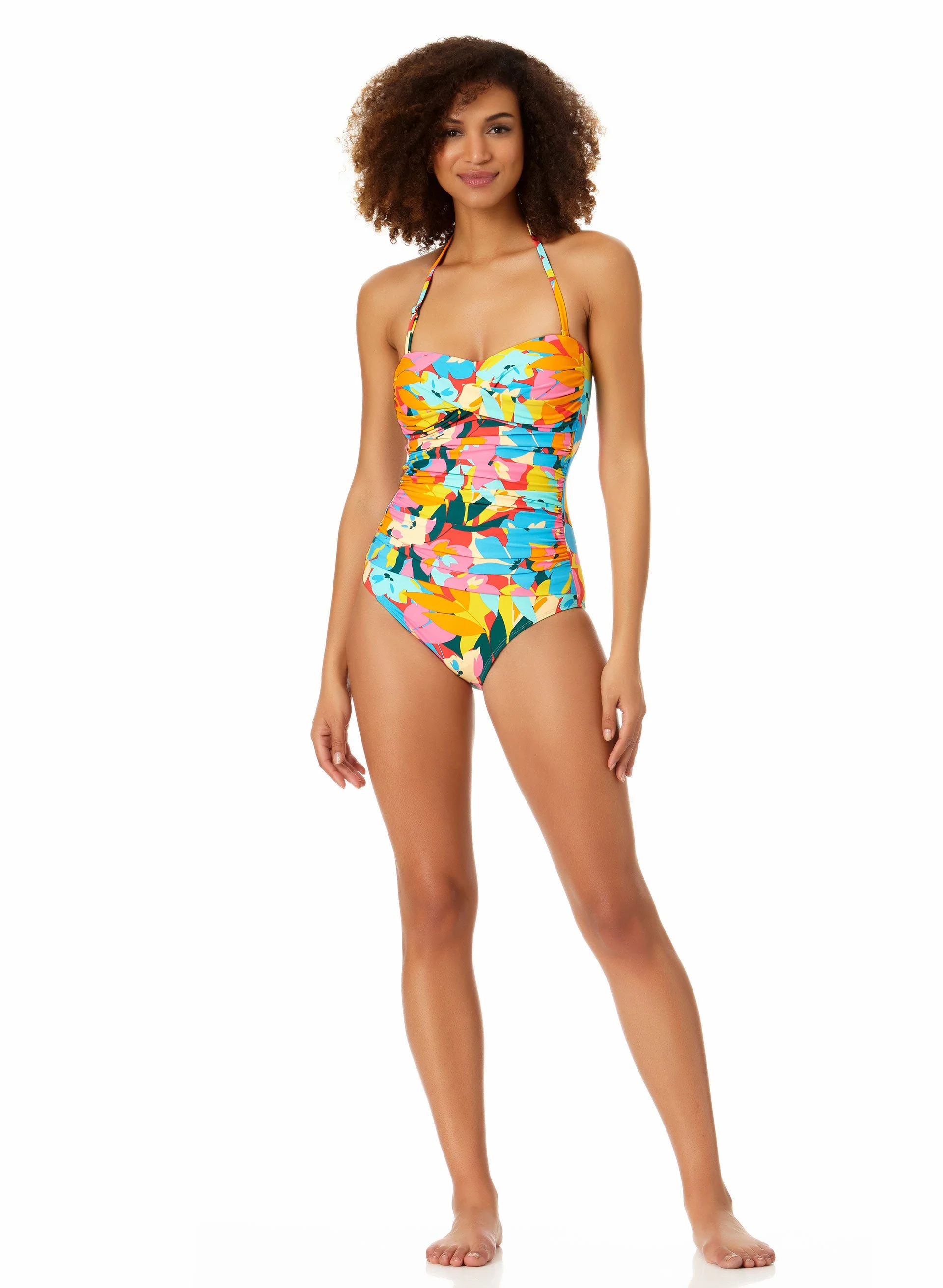 Anne Cole - Floral Print One-Piece Swimsuit