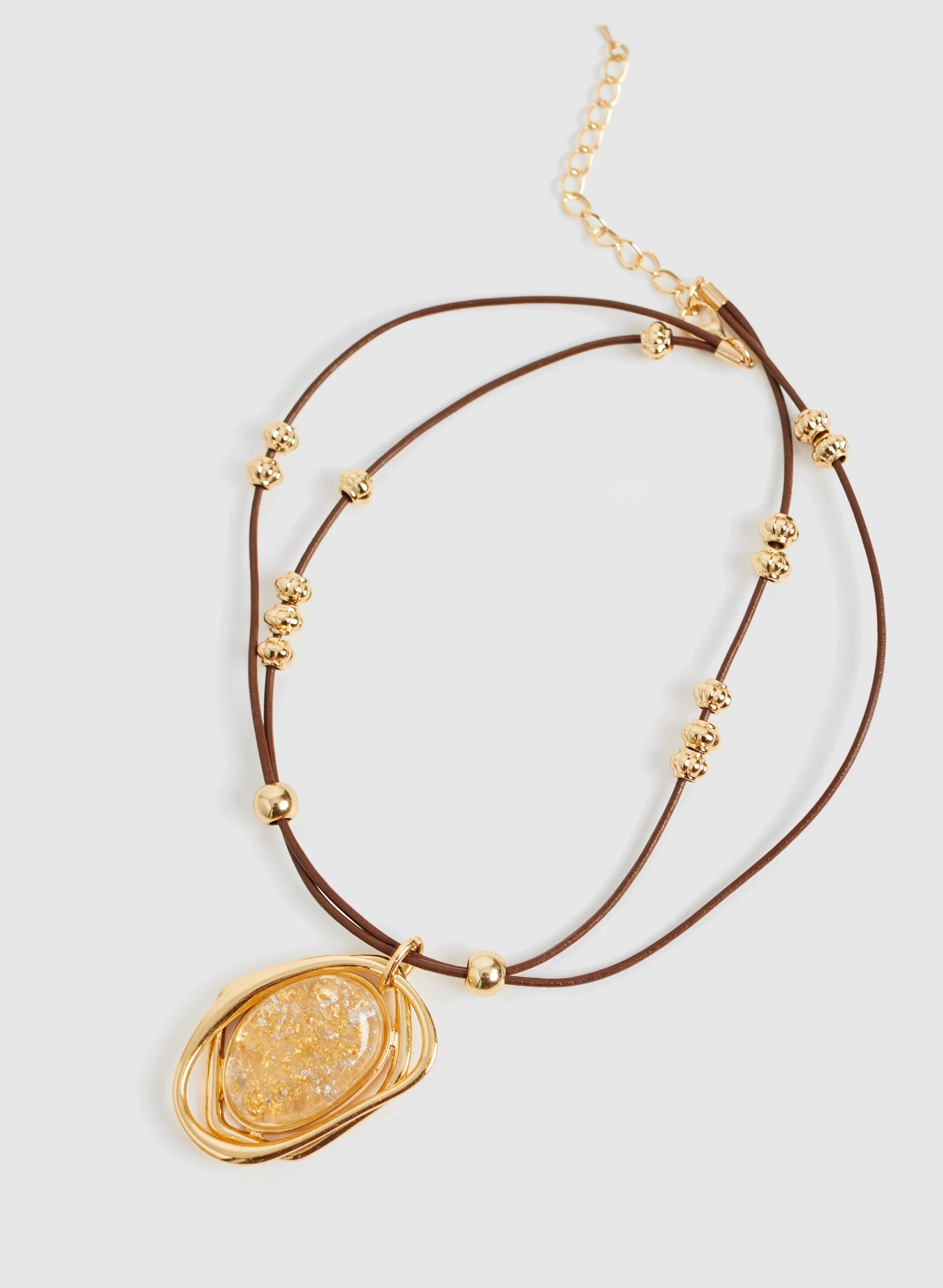 Oval Pendant Necklace