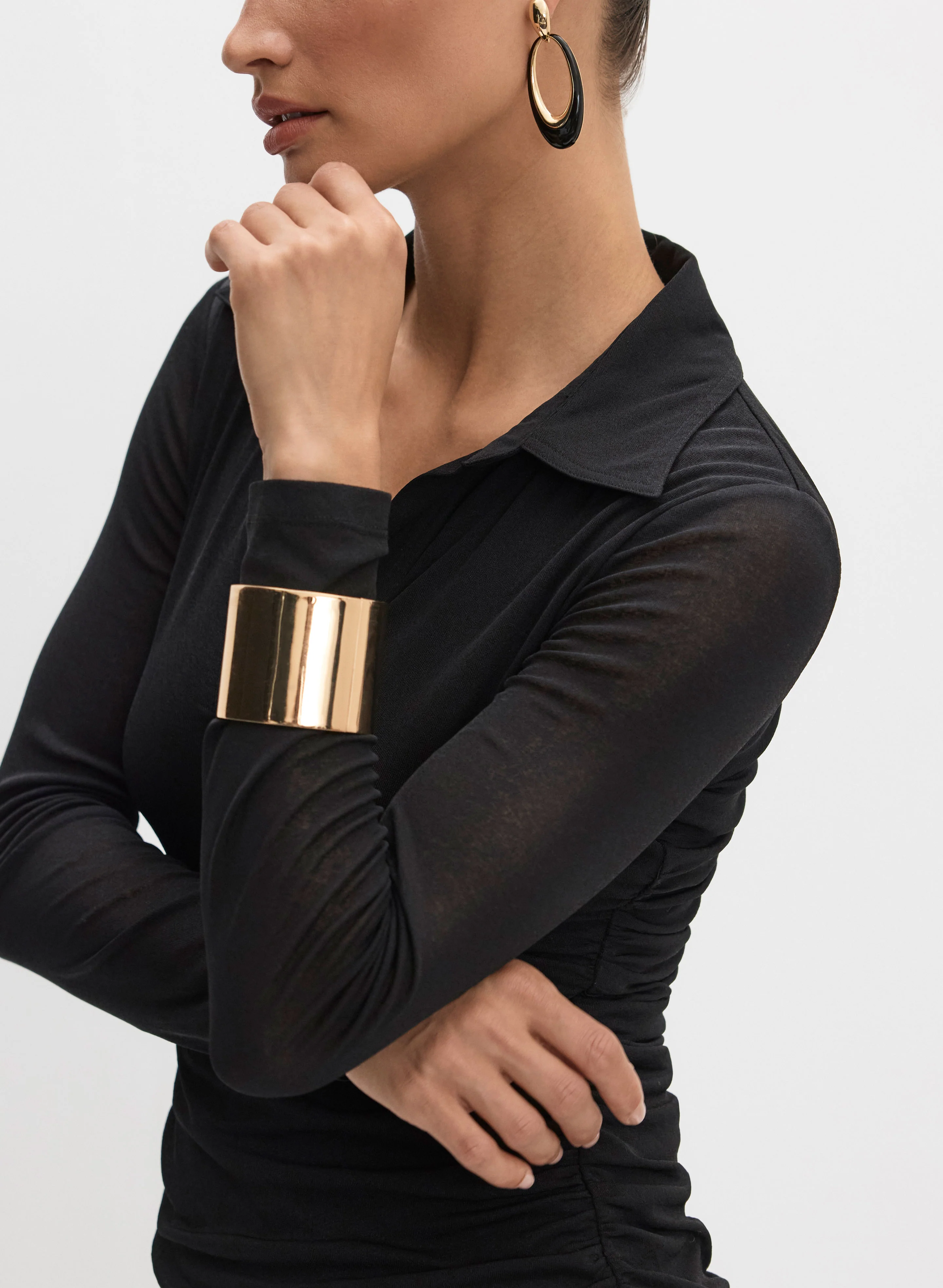 Wide Cuff Bangle Bracelet