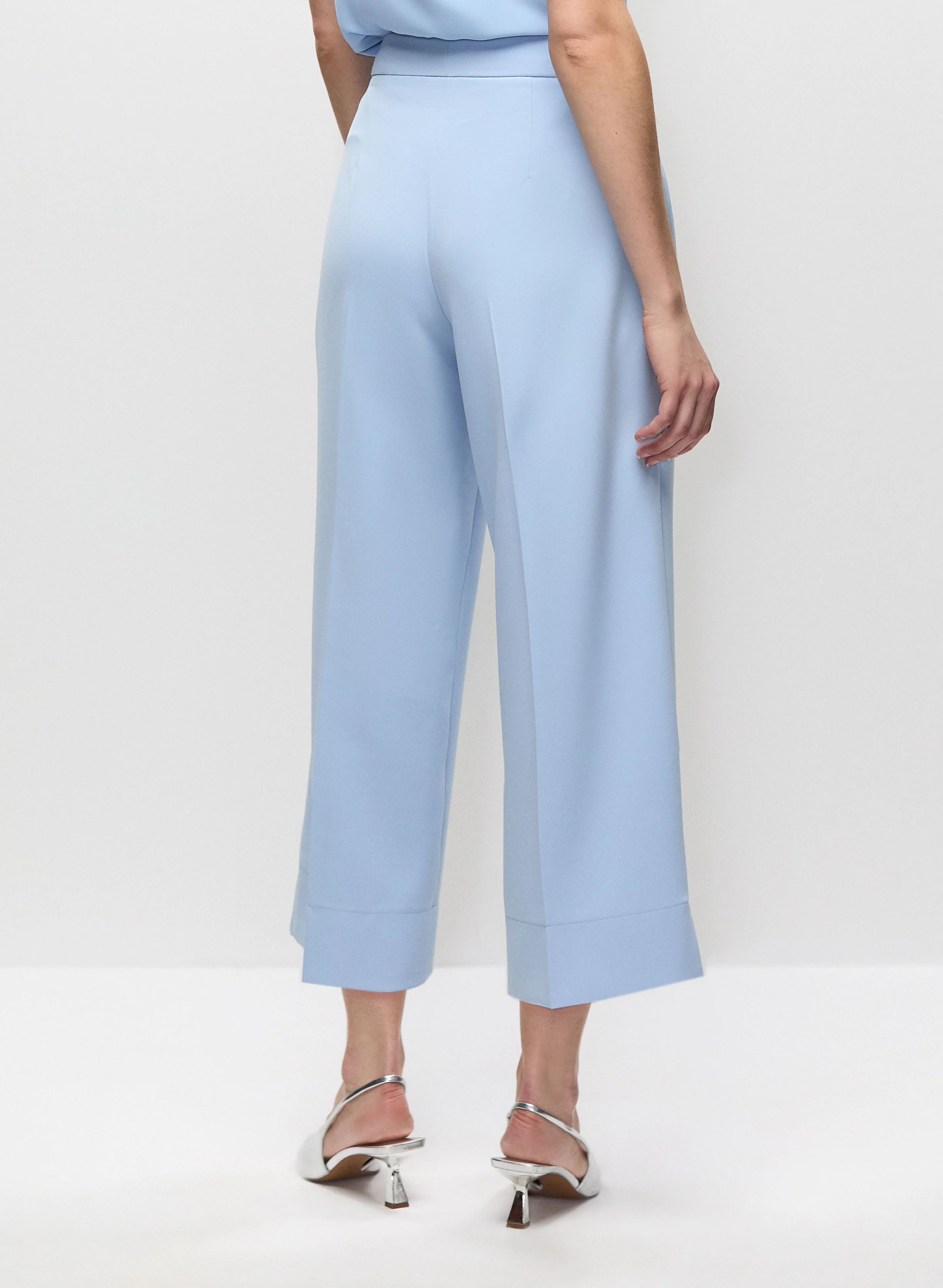 Wide Hem Culotte Pants