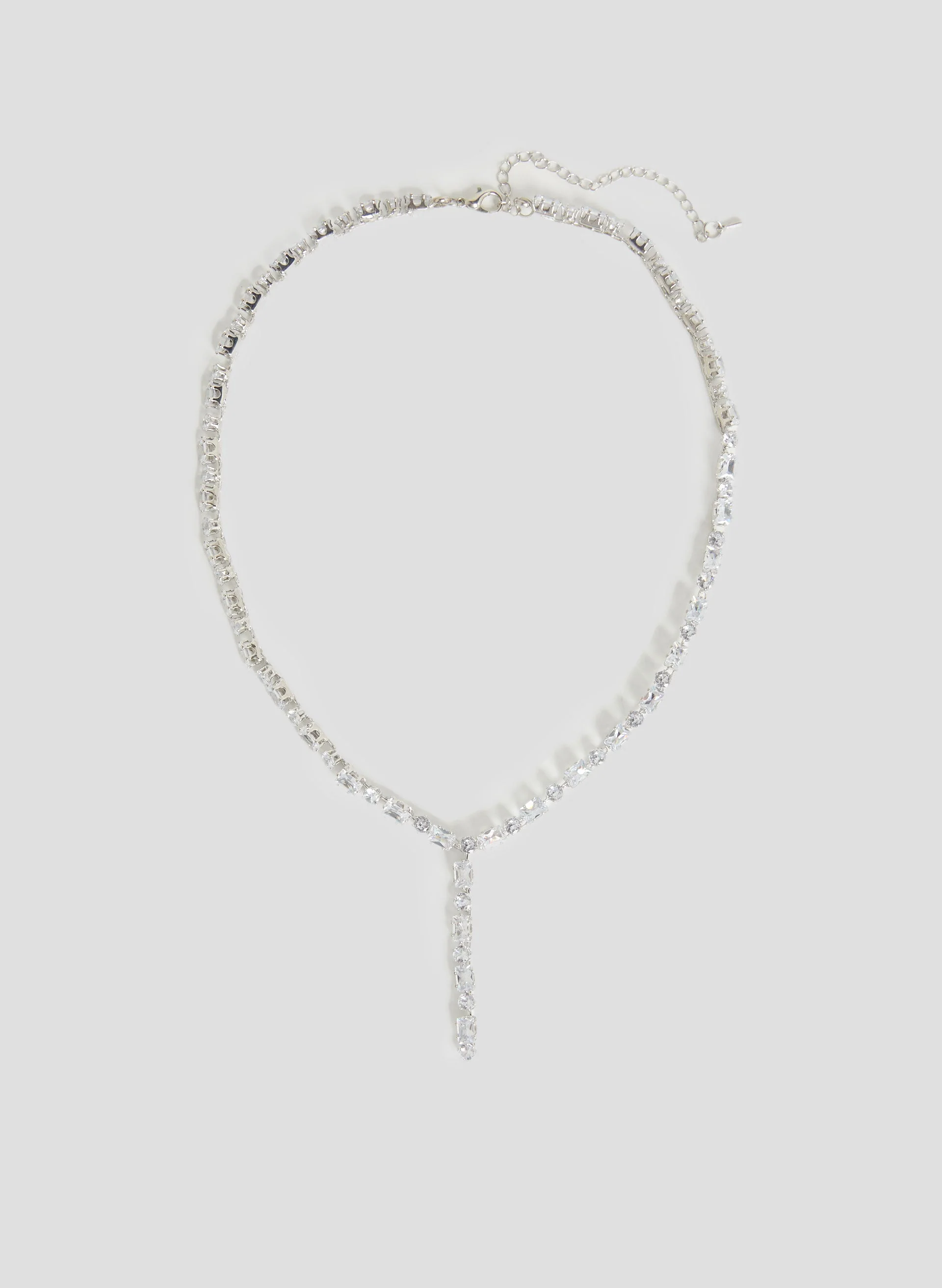 Crystal Y Necklace