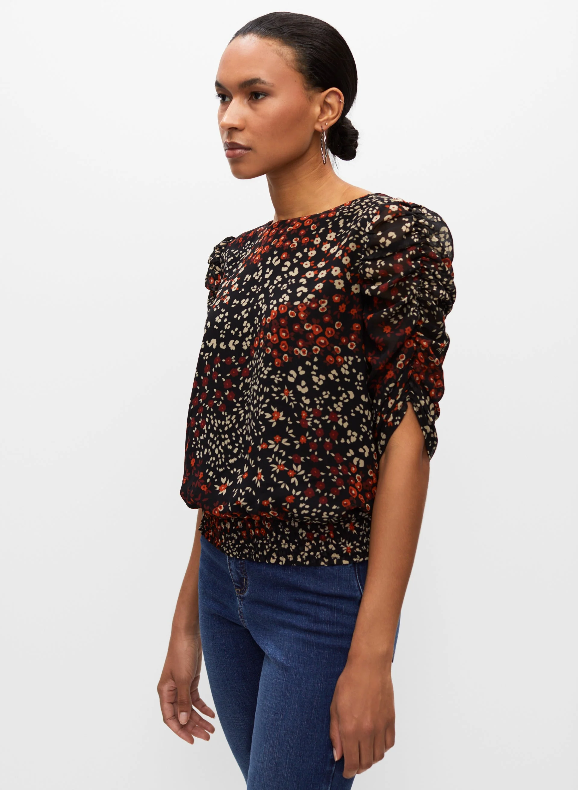 Floral Print Blouse
