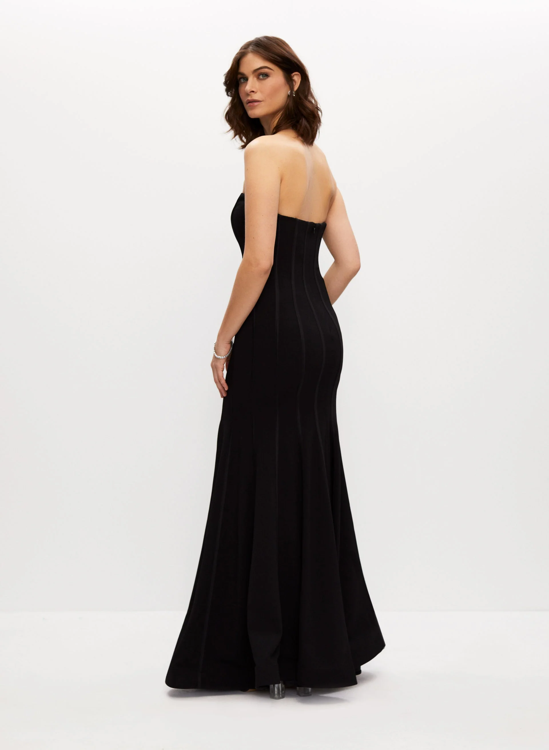 BA Nites - Strapless Mermaid Corset Dress