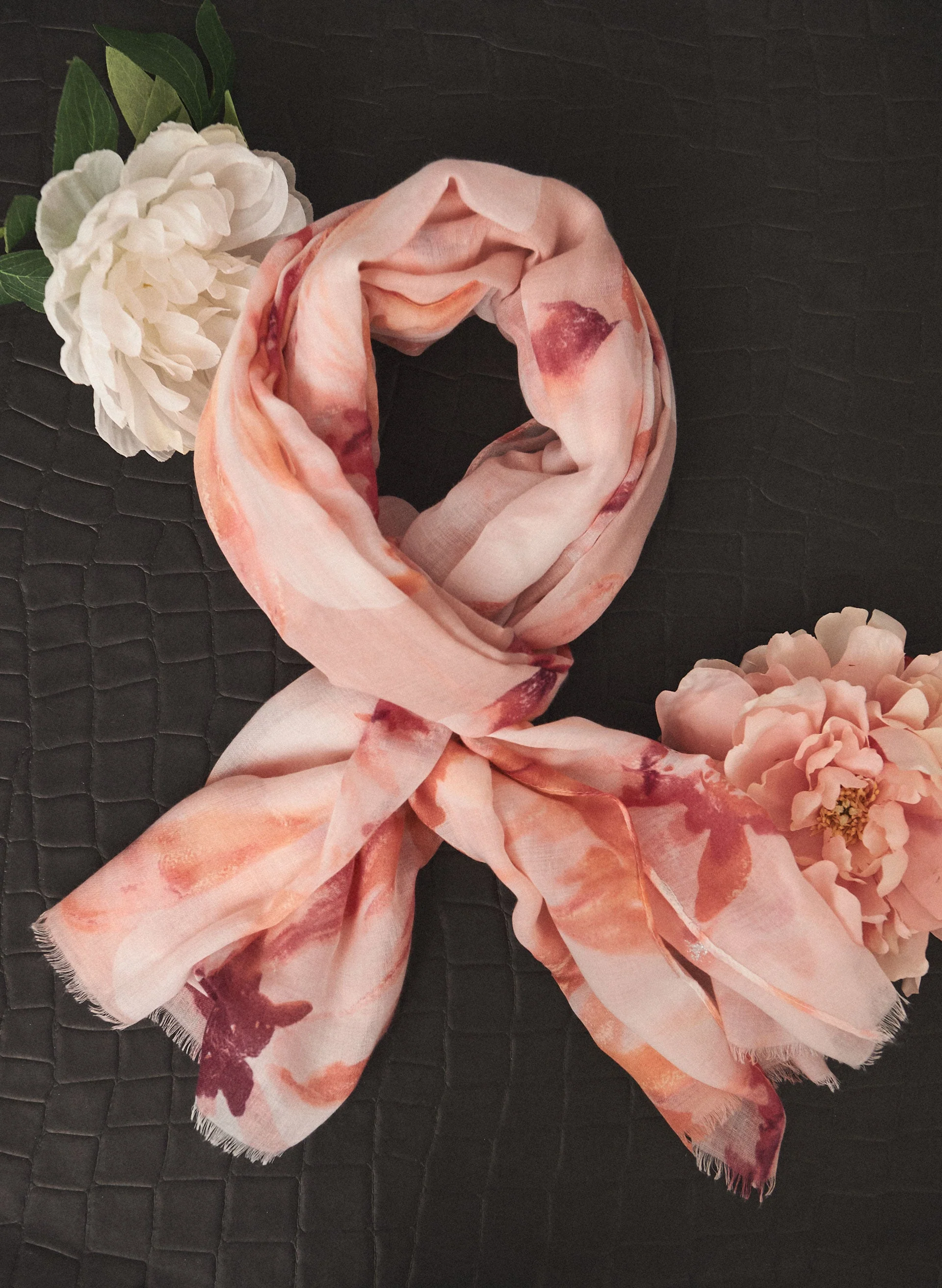 Floral Print Scarf