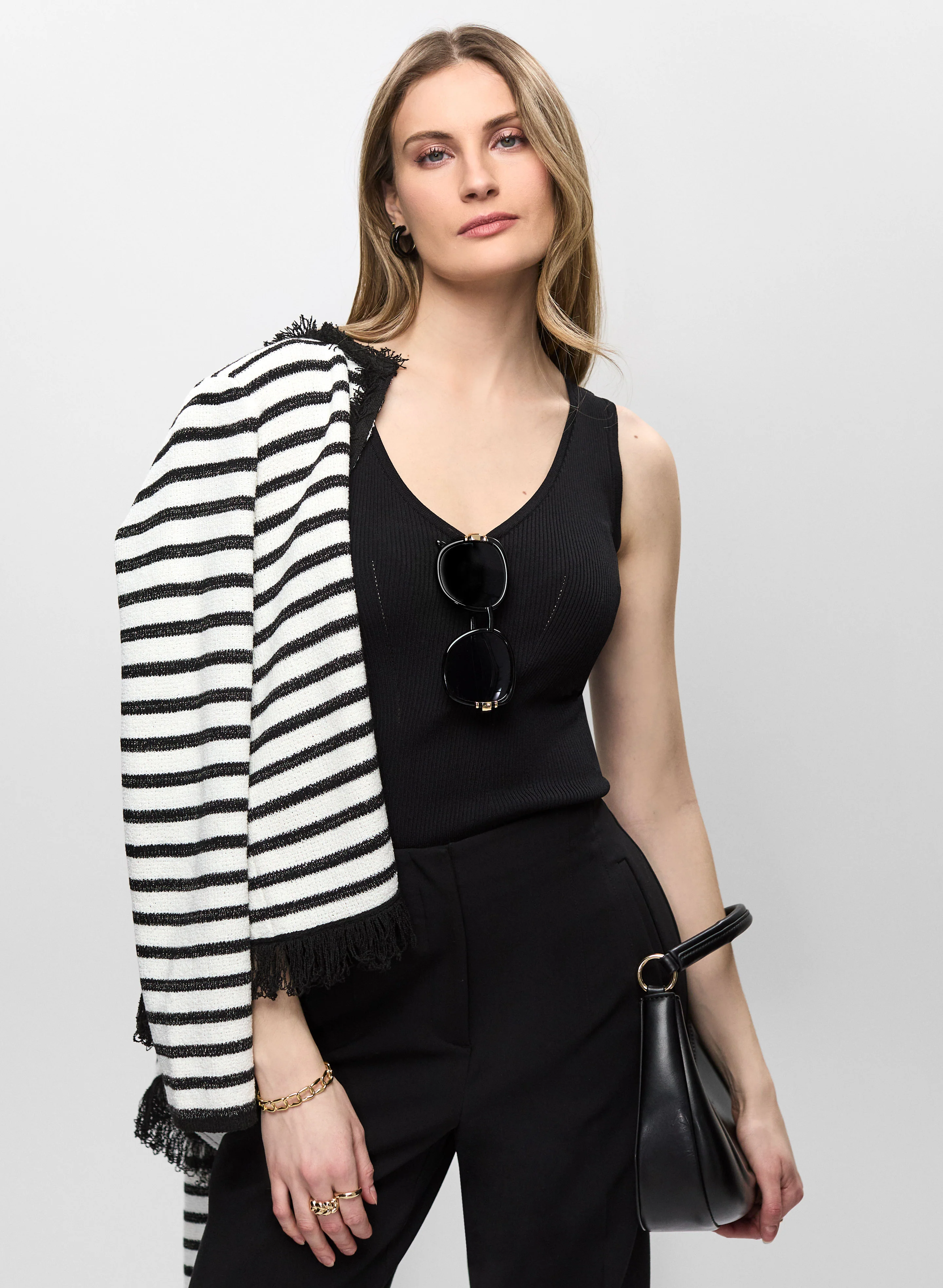 Knit Peephole-Back Tank