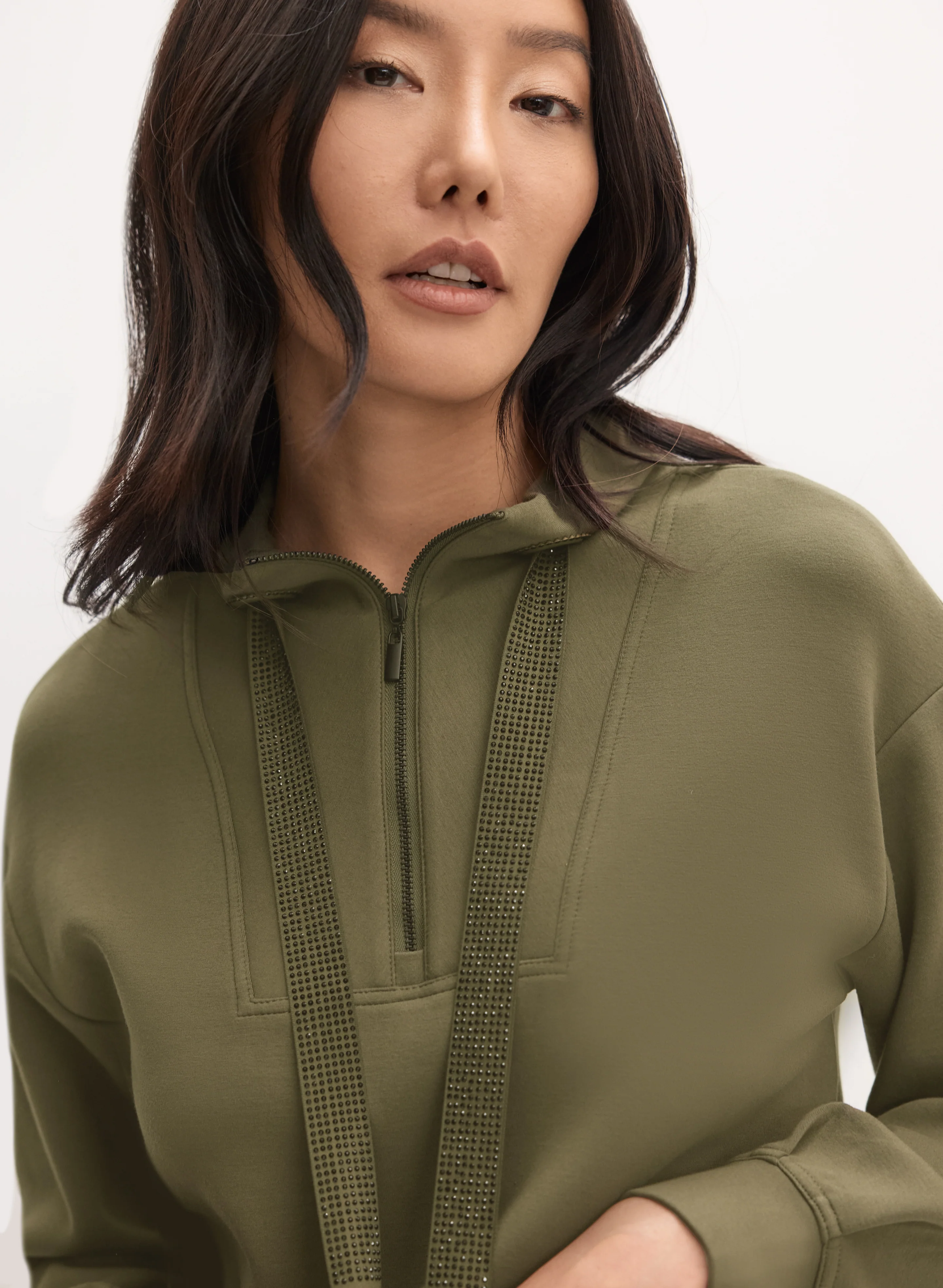 Funnel Neck Sweatshirt