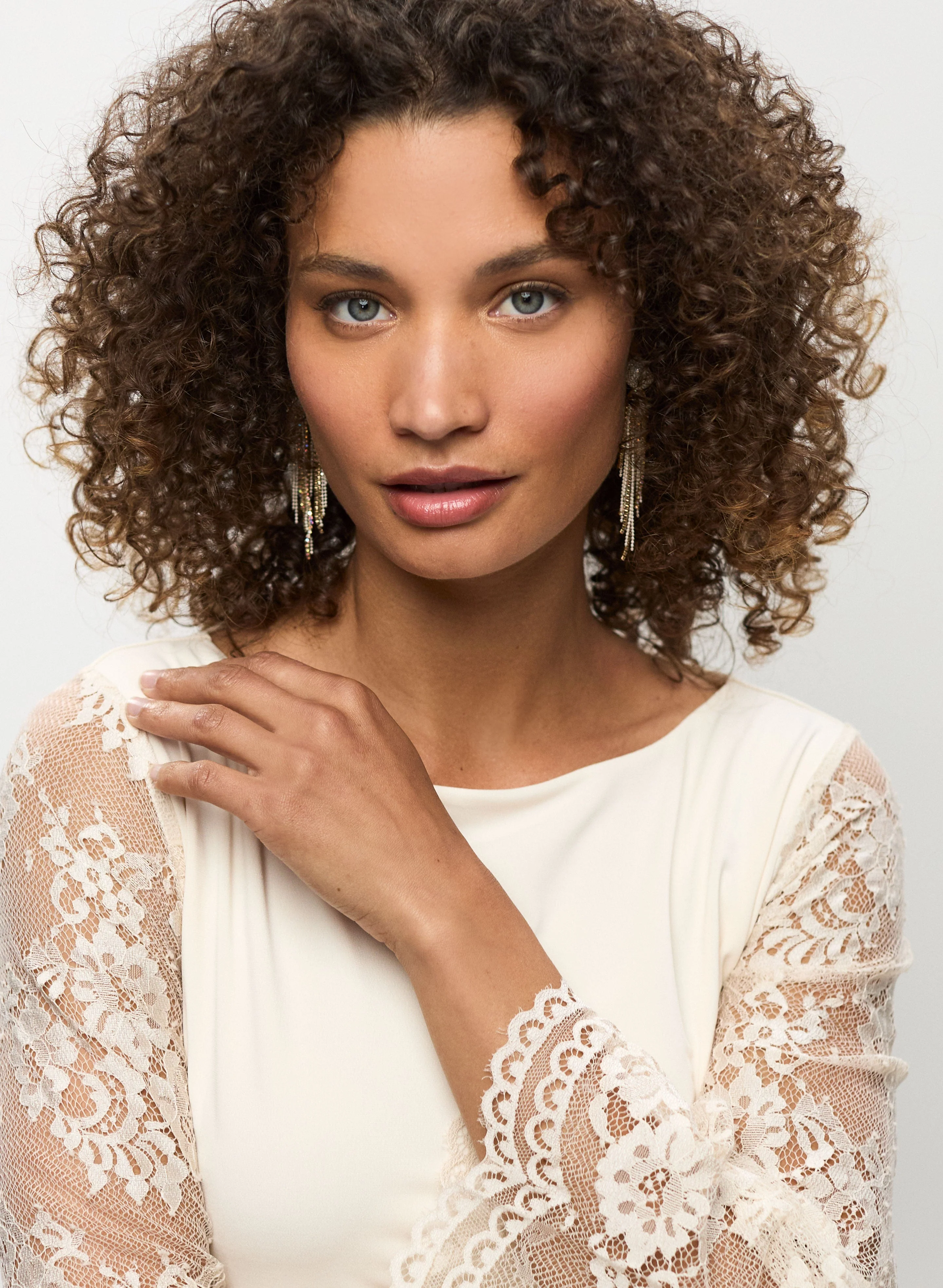 Lace Sleeve Top