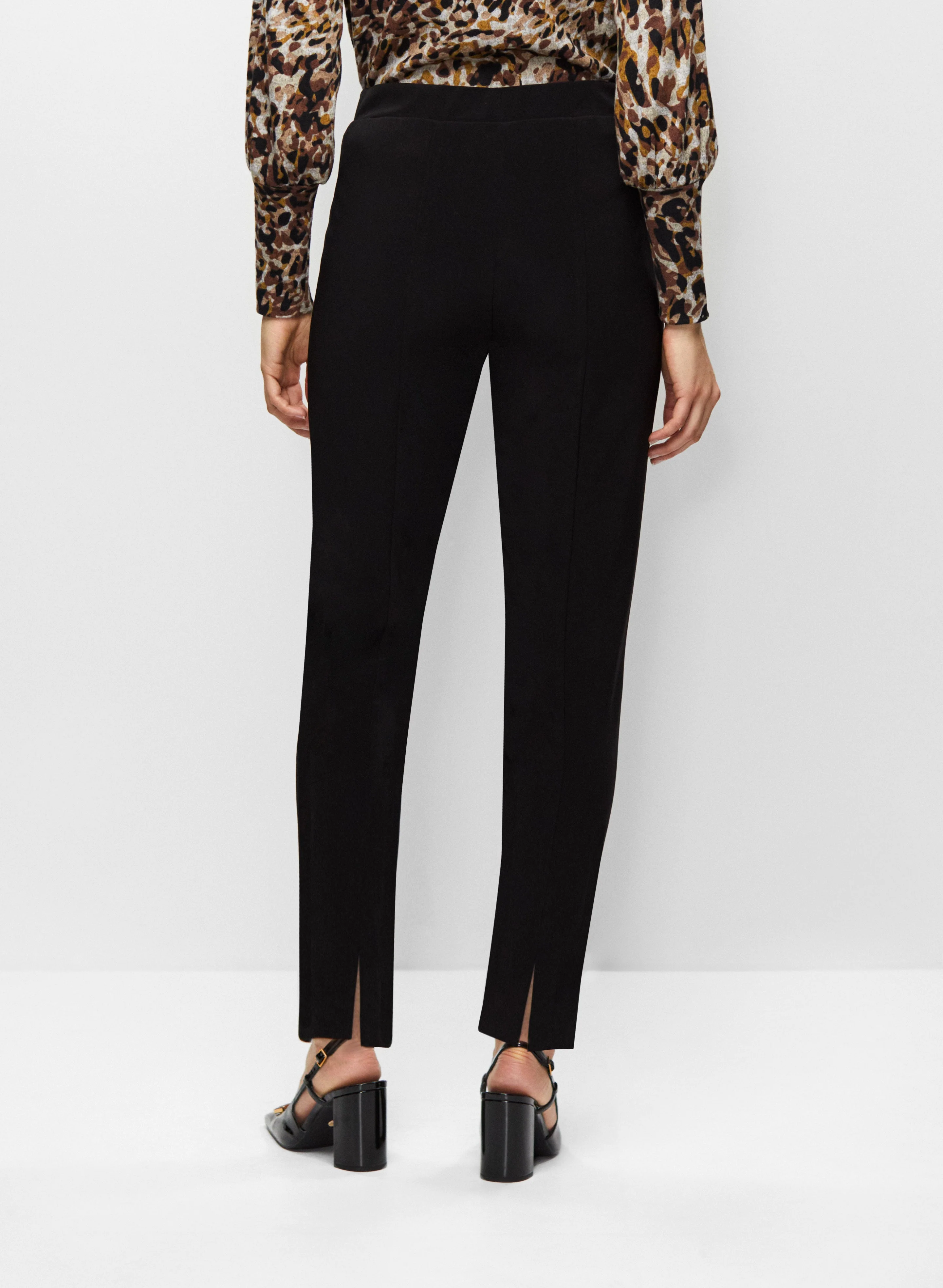 Ankle Length Slim Leg Pants