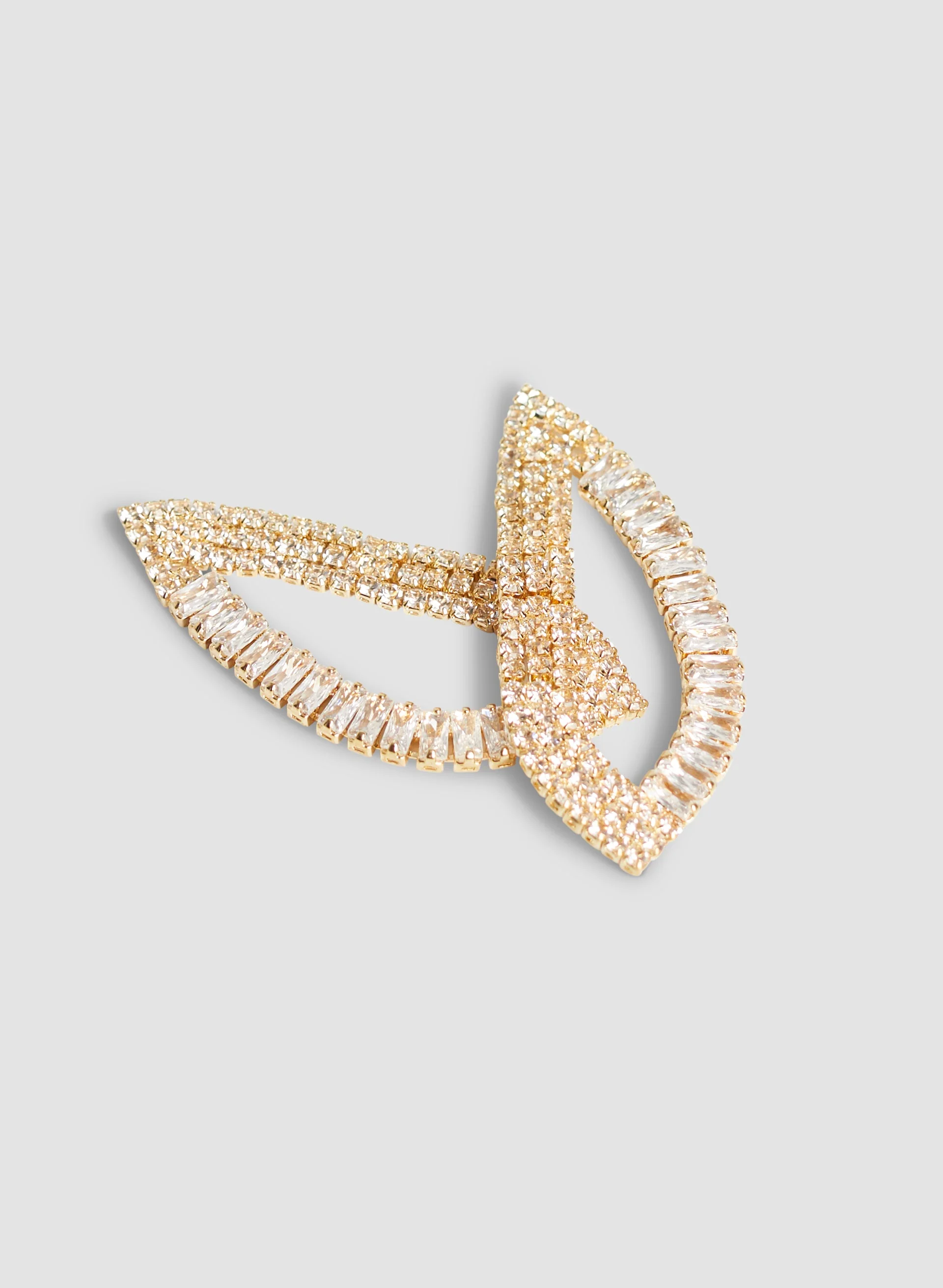 Crystal Loop Dangle Earrings