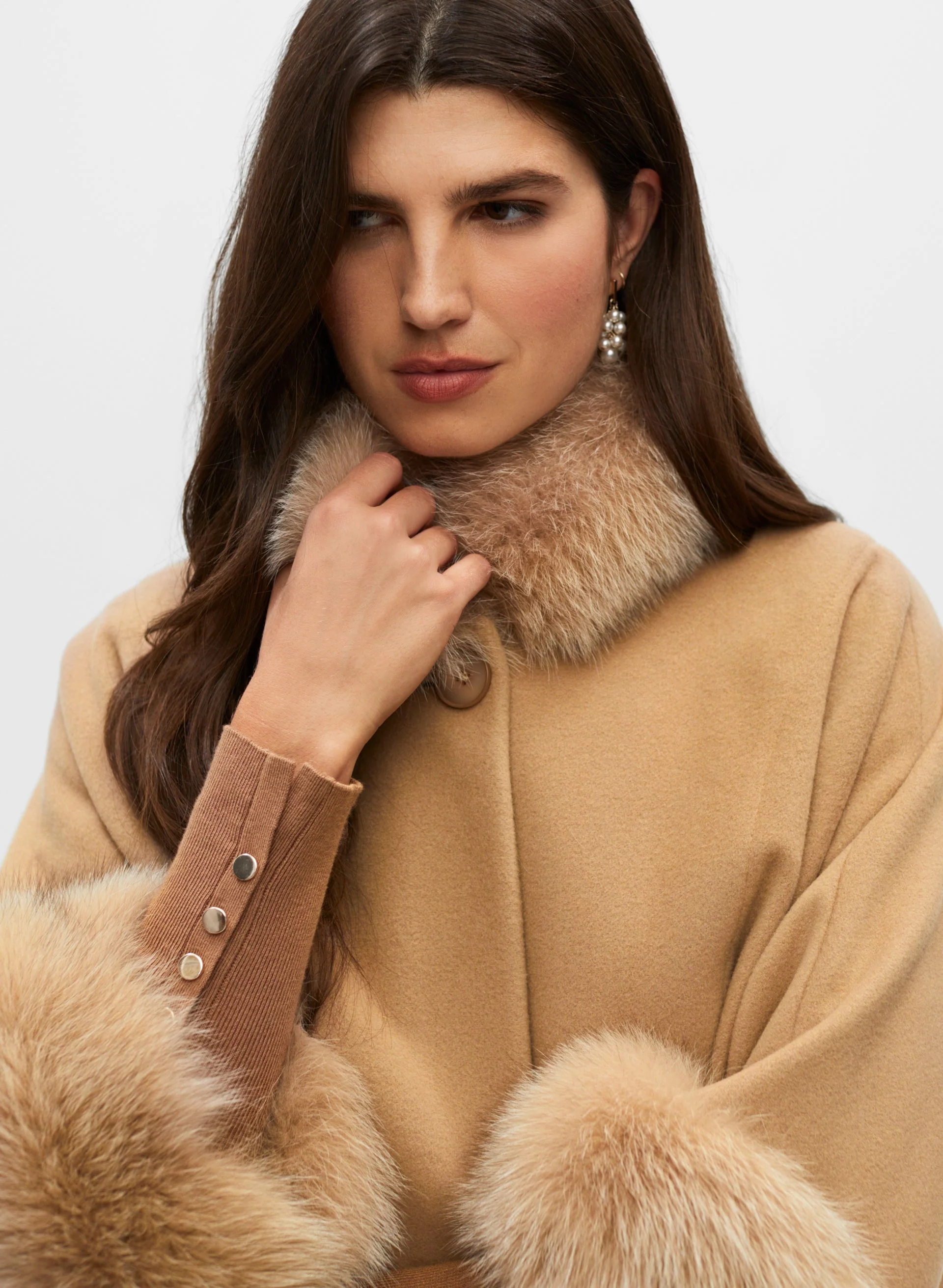 Mallia - Wool & Cashmere Blend Cape
