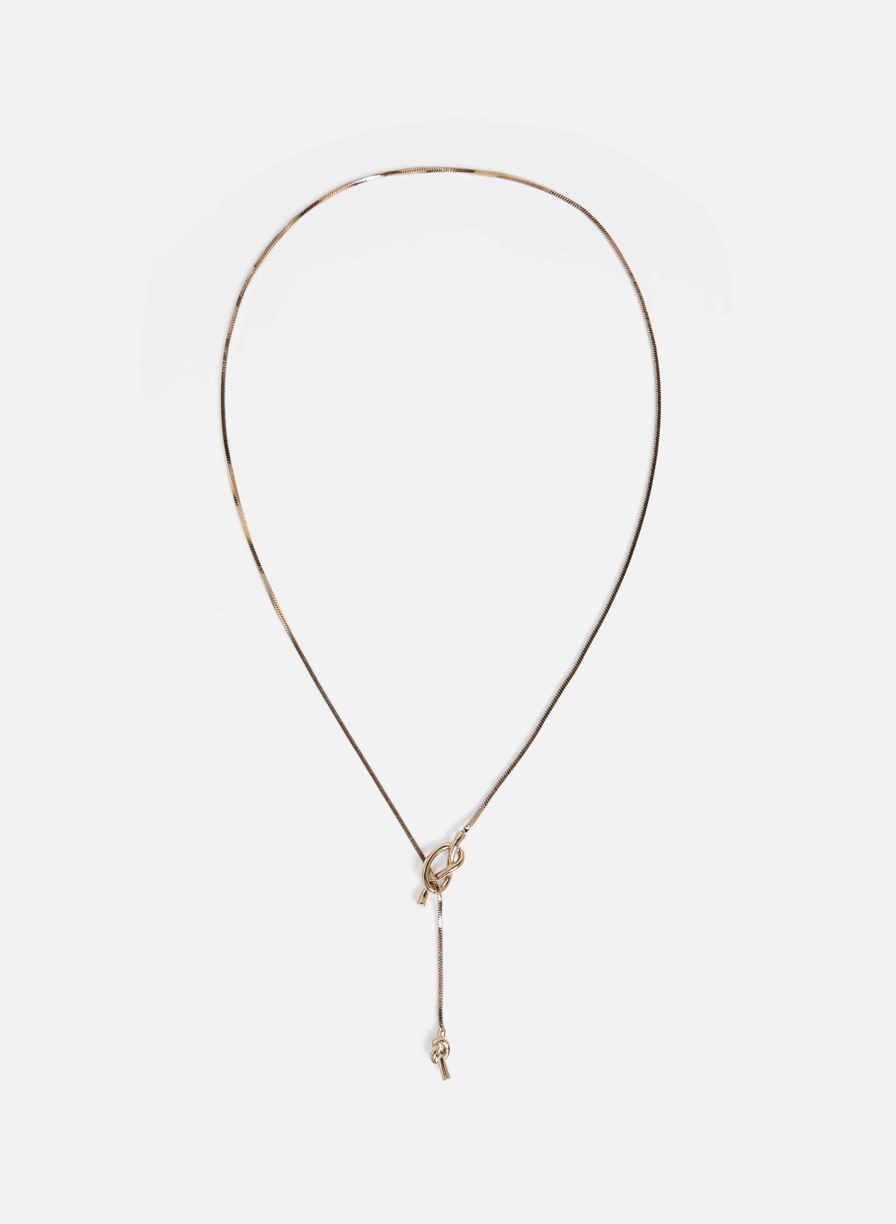 Knot Slider Y-Shape Necklace