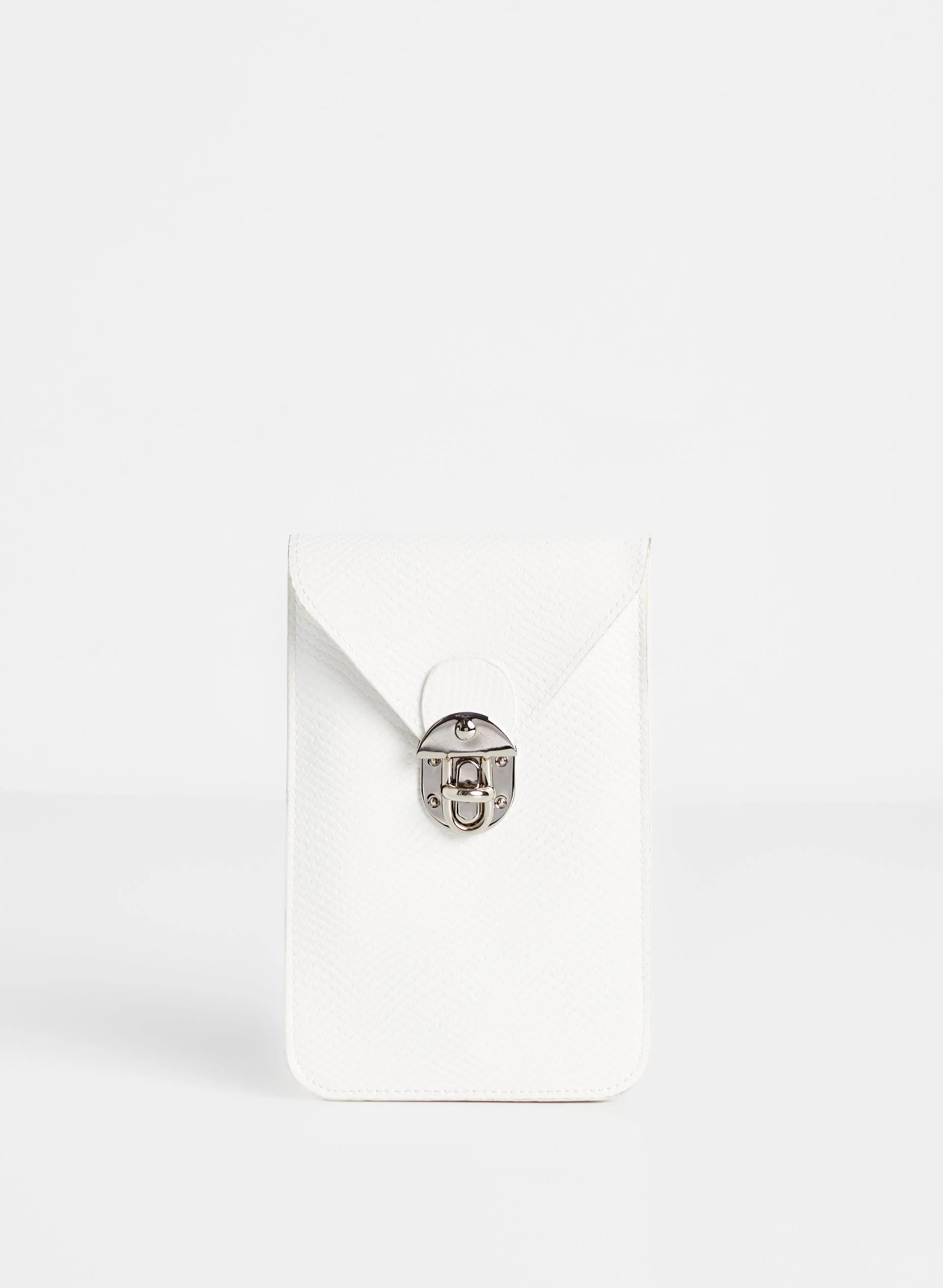 Snakeskin Faux Leather Phone Bag