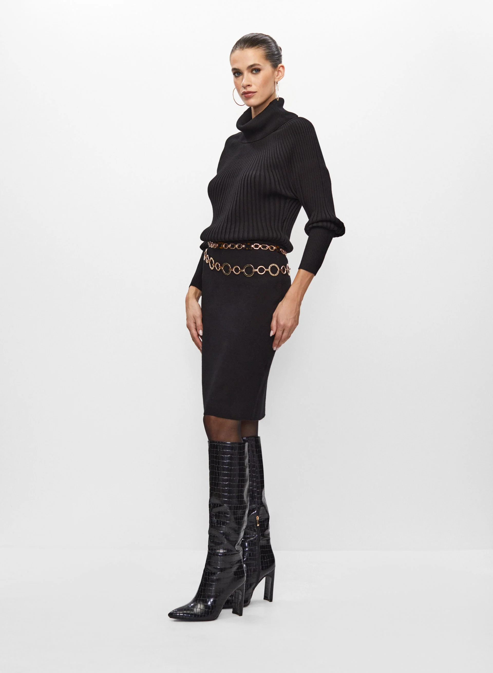 Dolman Sleeve Sweater Dress