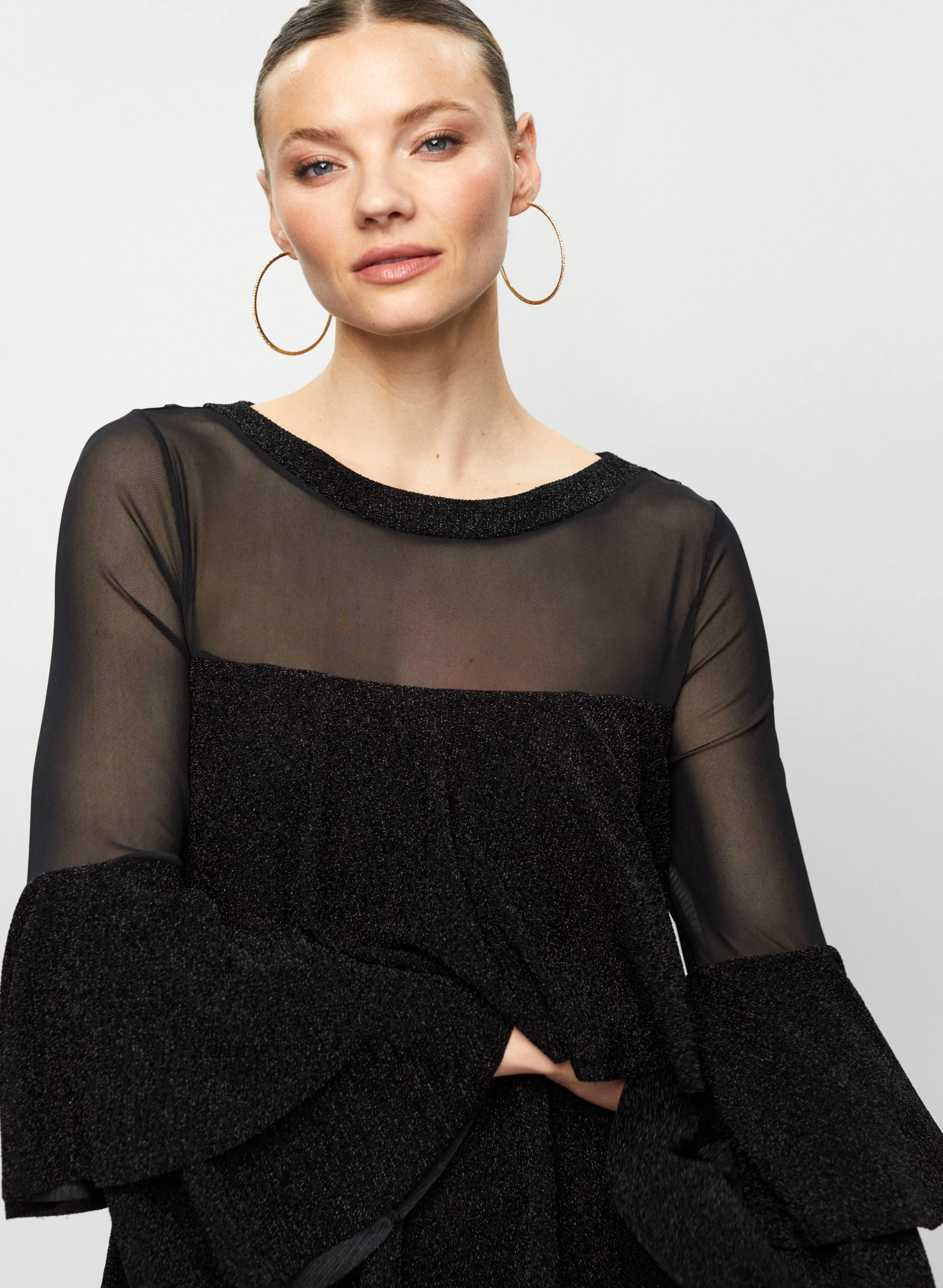 Tiered Ruffle Illusion Top