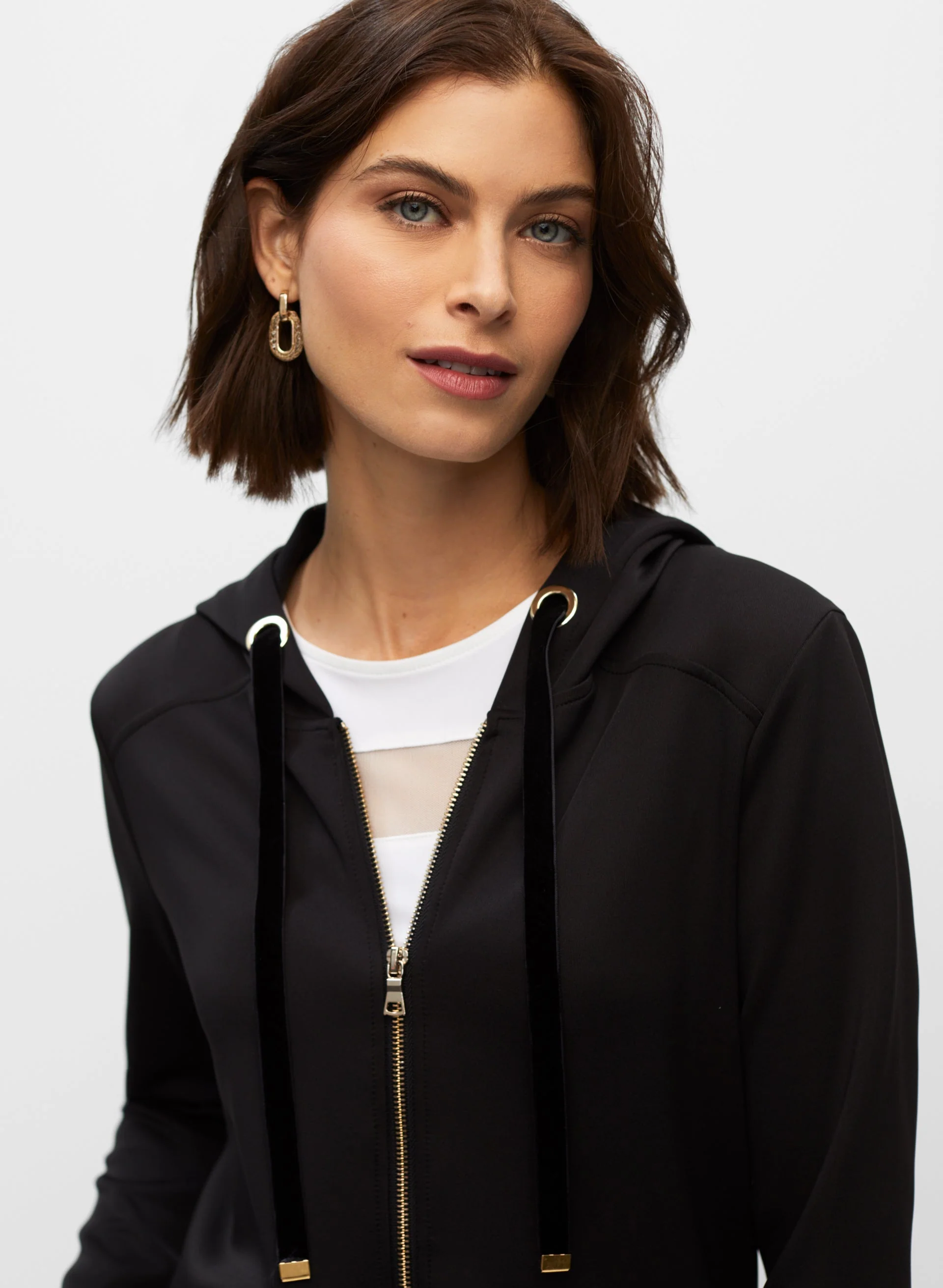 Stripe Detail Hoodie