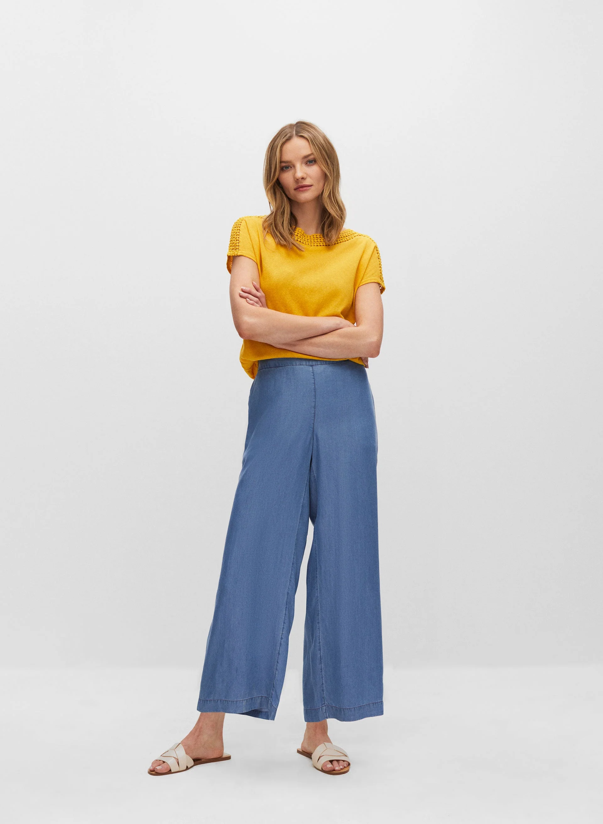 Crotchet Detail Top