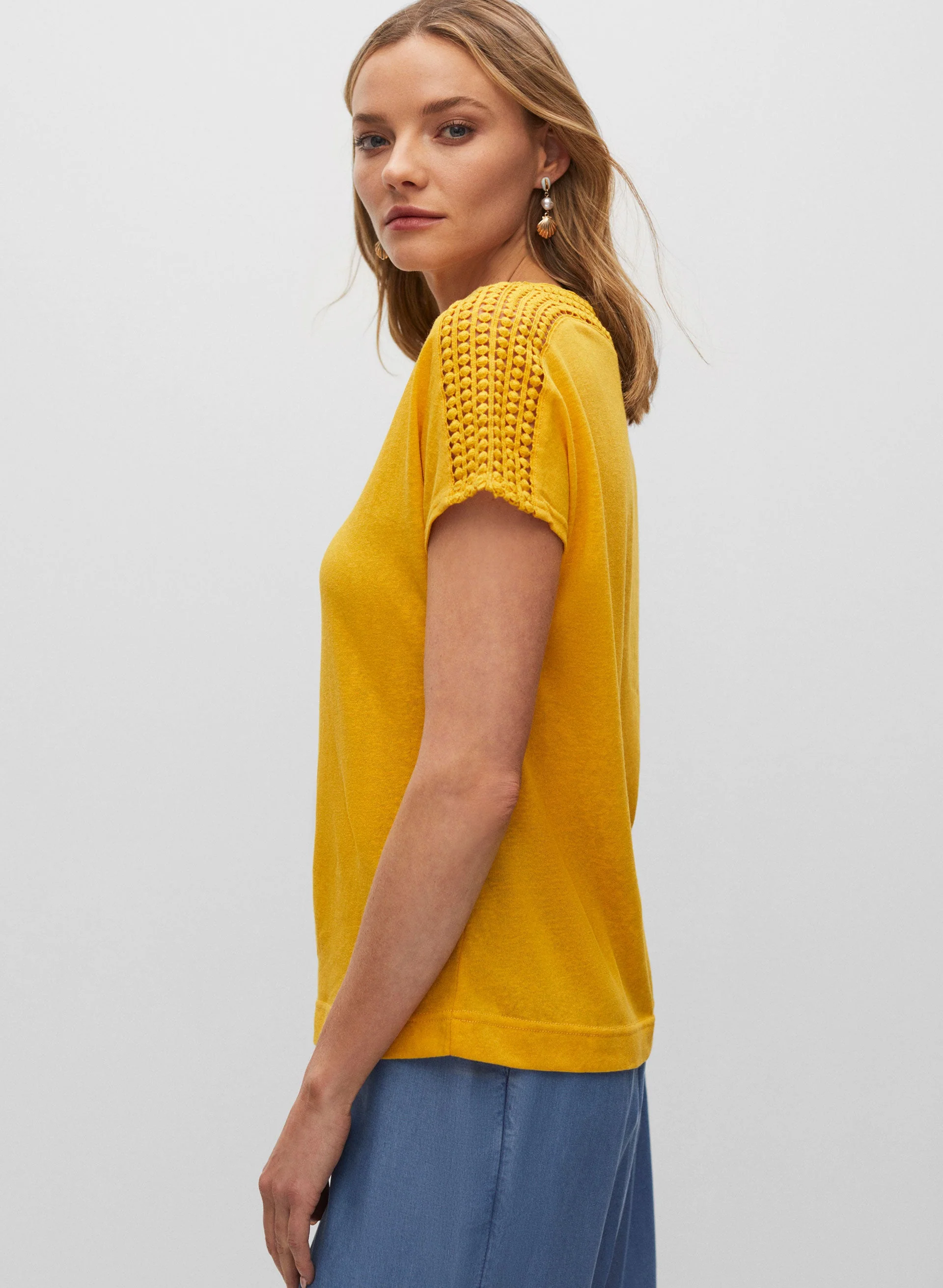 Crotchet Detail Top