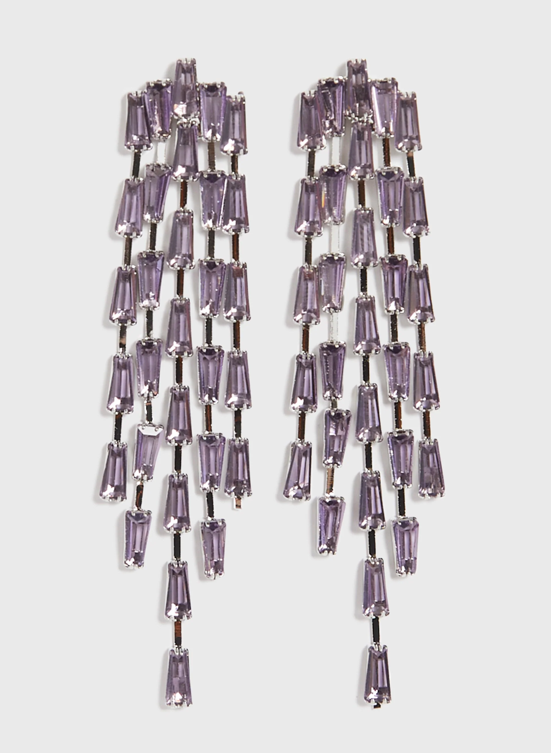 Crystal Baguette Earrings
