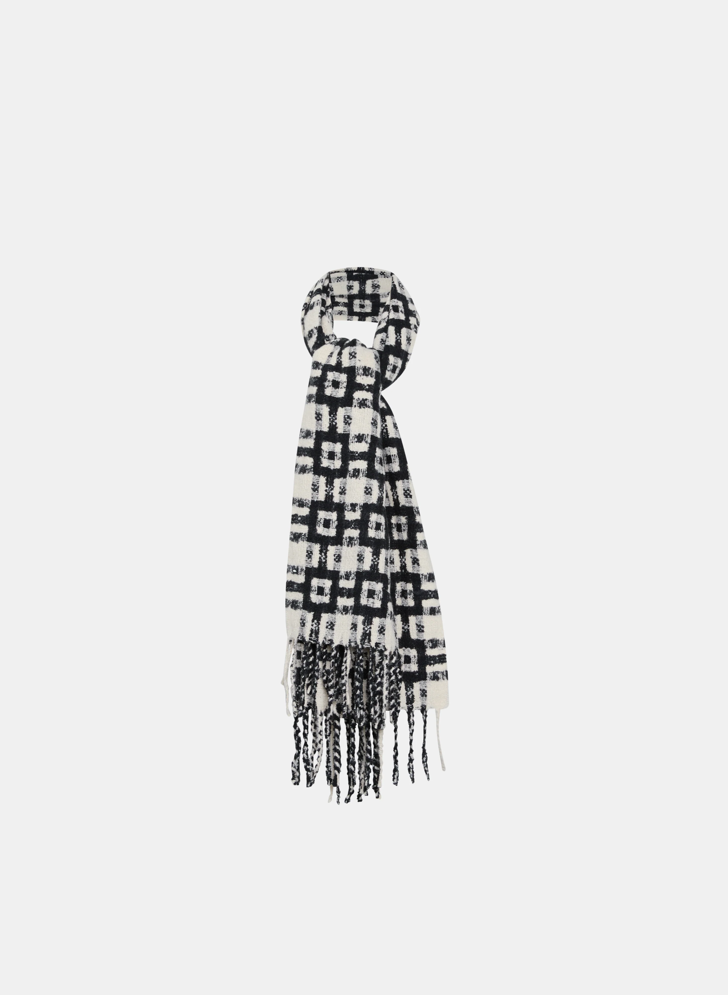 Geometric Print Scarf