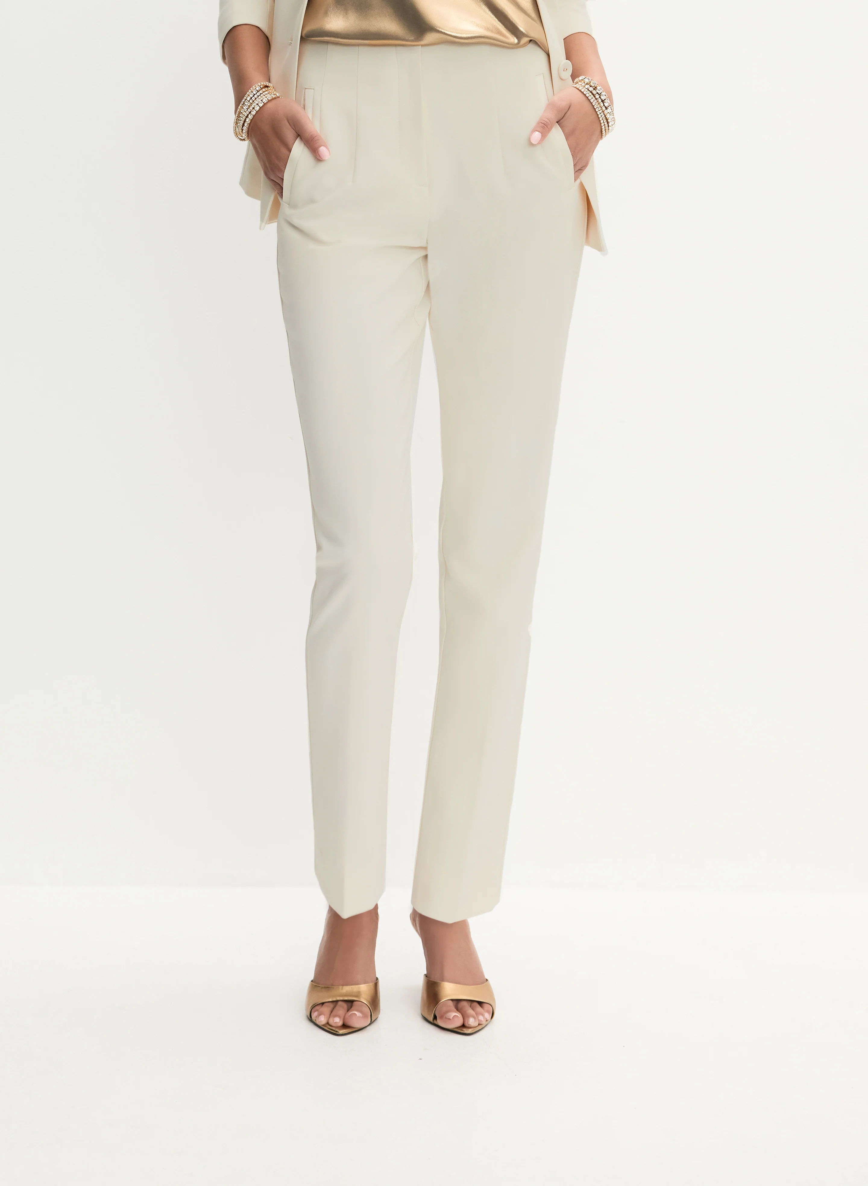 Juliette Straight-Leg Tuxedo Pants