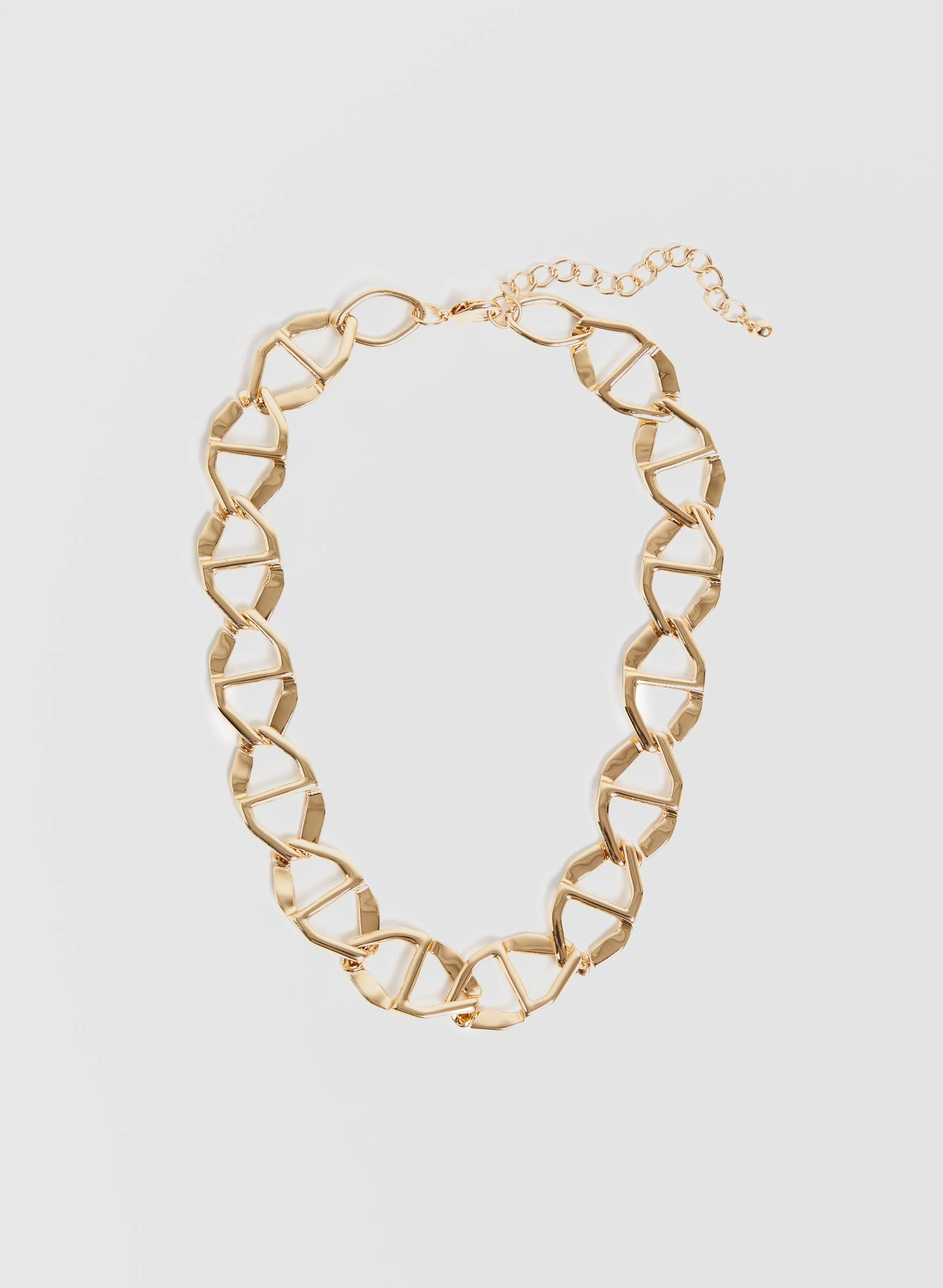 Chain Link Cutout Detail Necklace