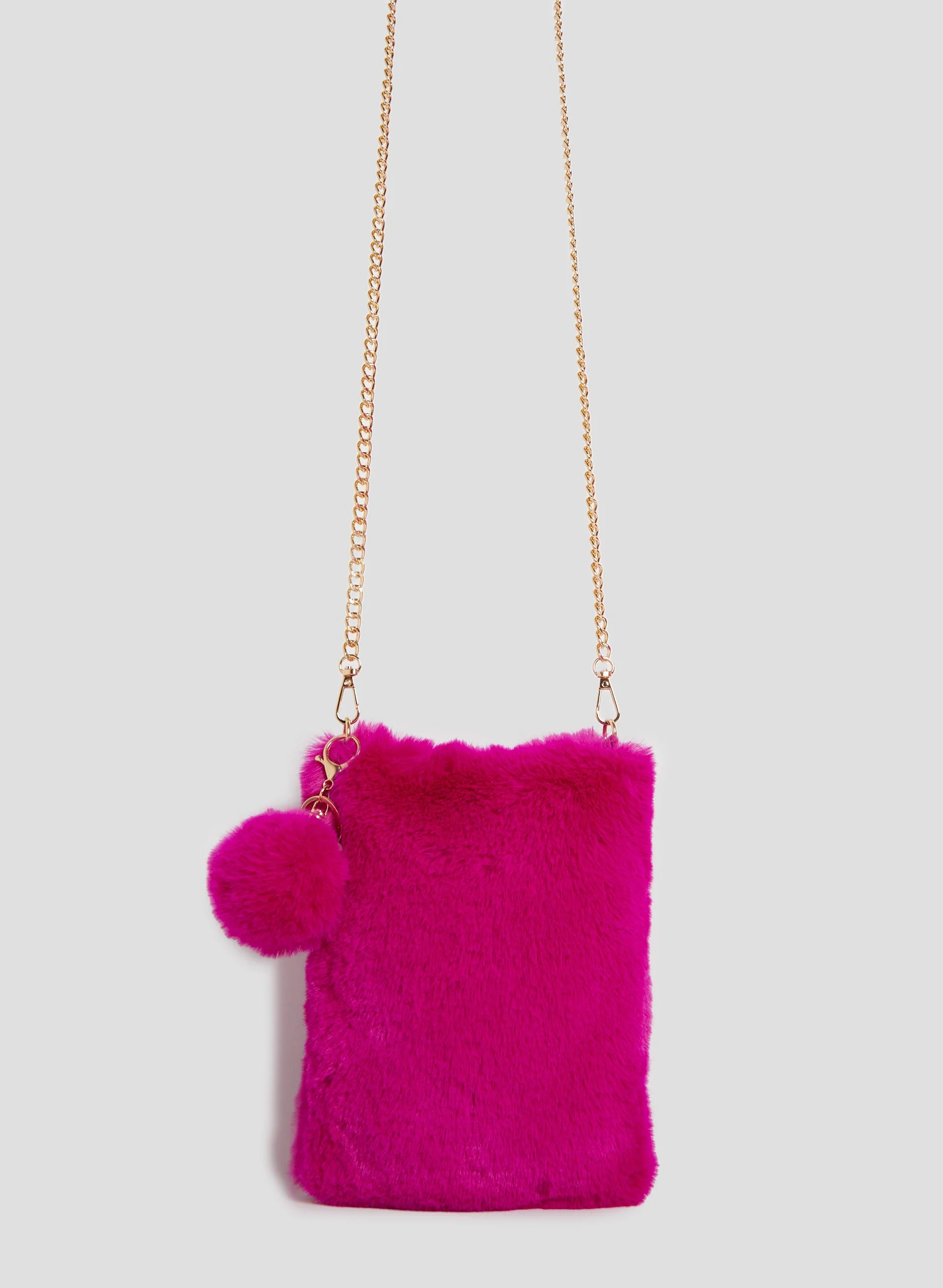 Faux Fur Crossbody Bag