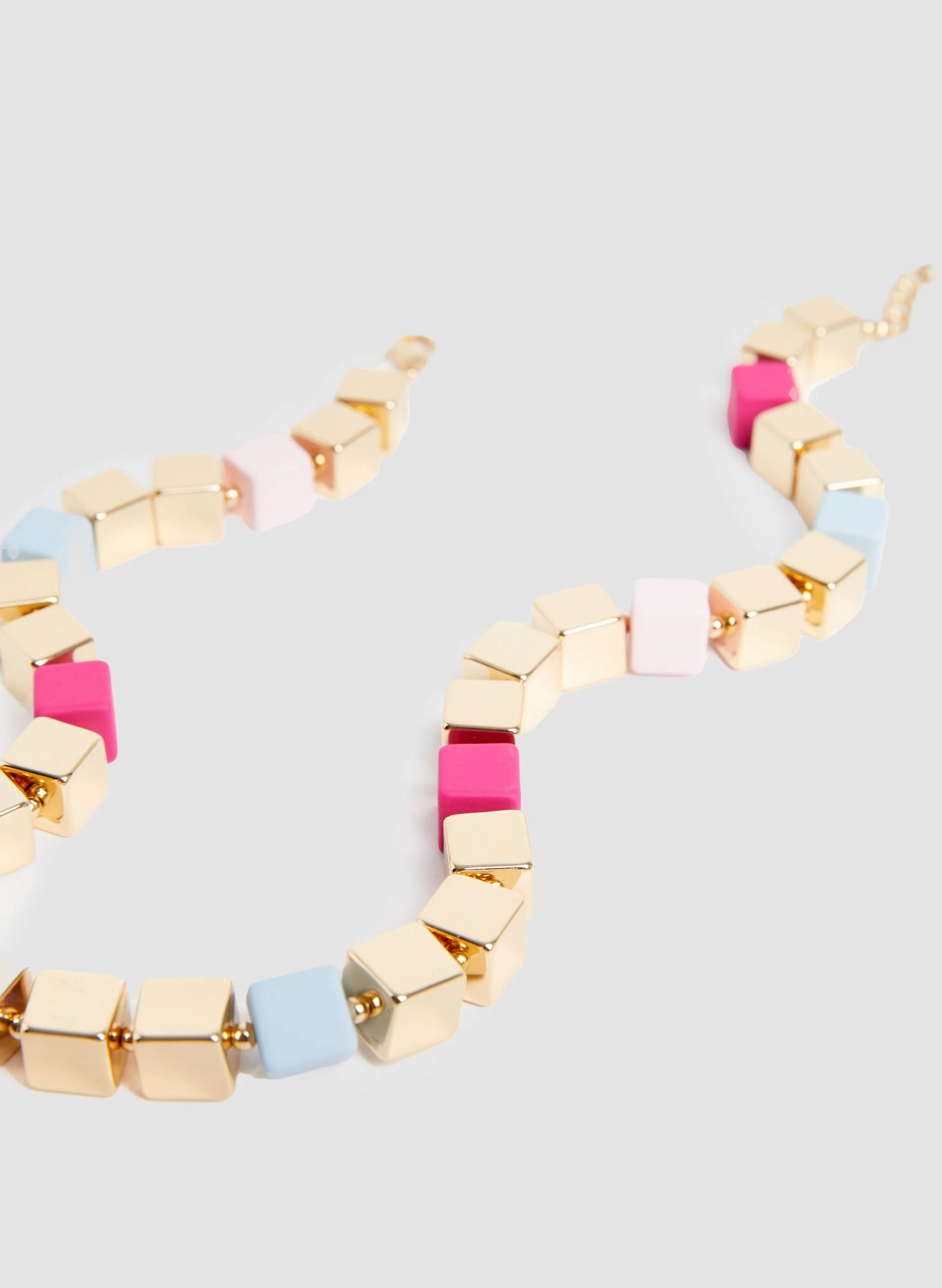 Mini Cube Detail Necklace