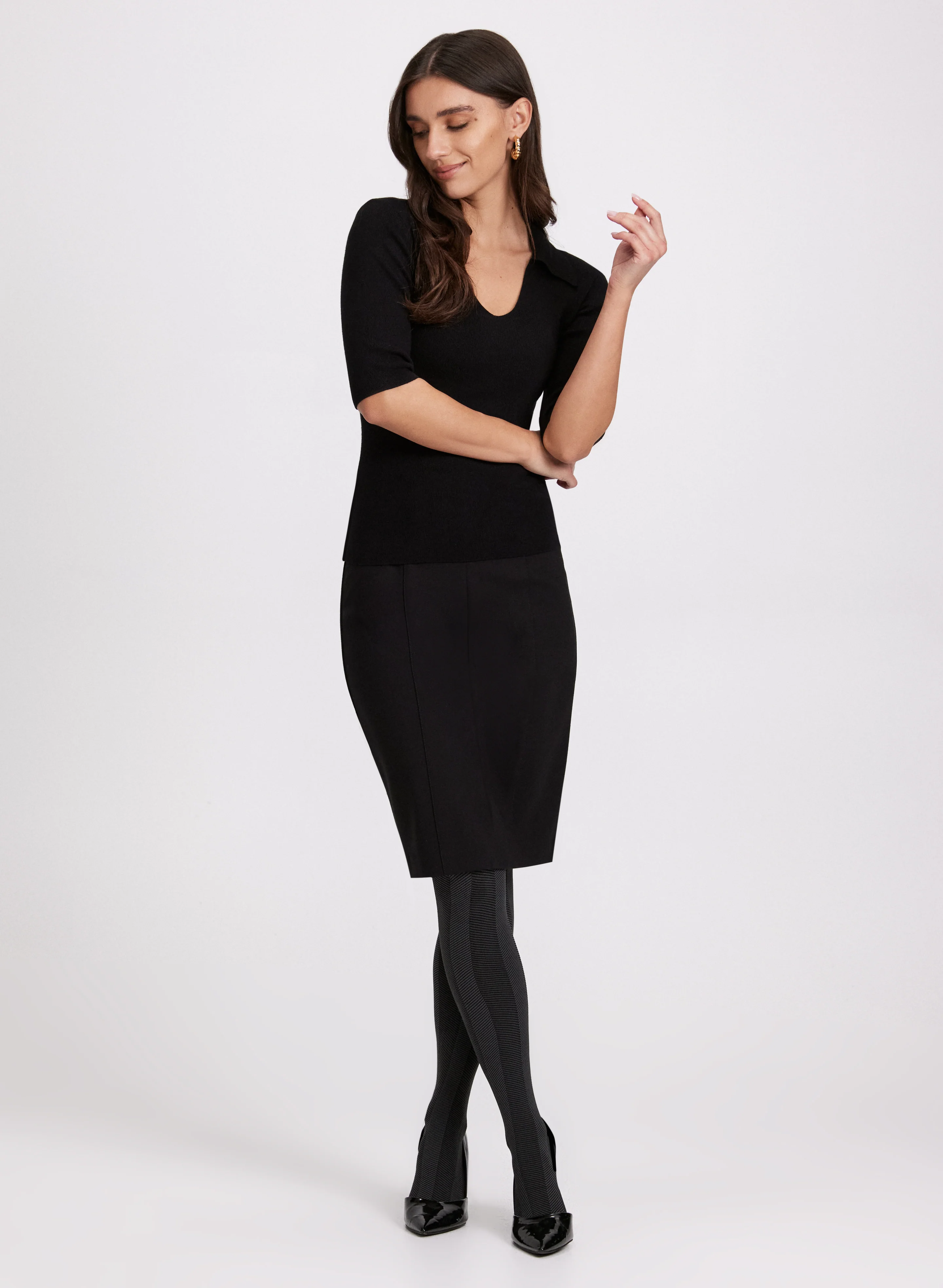 Mura - Scale Pattern Tights