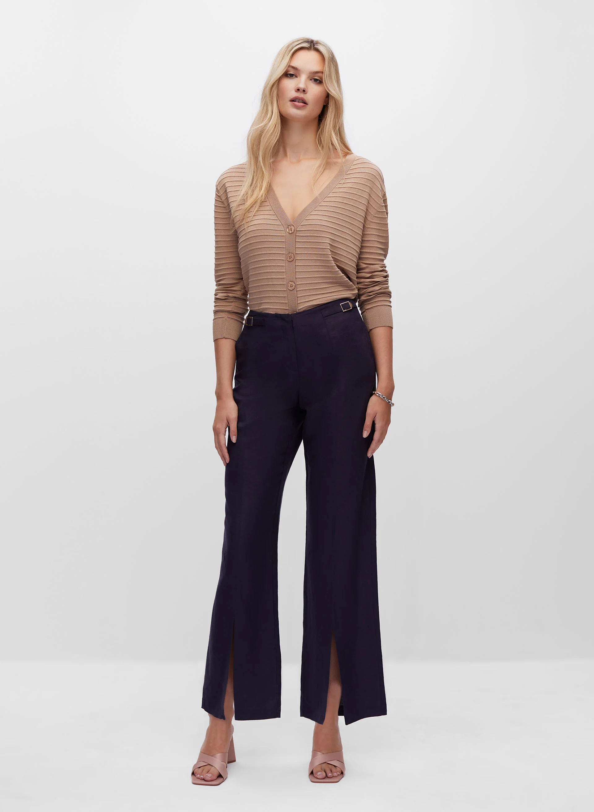 Wide Leg Linen Pants