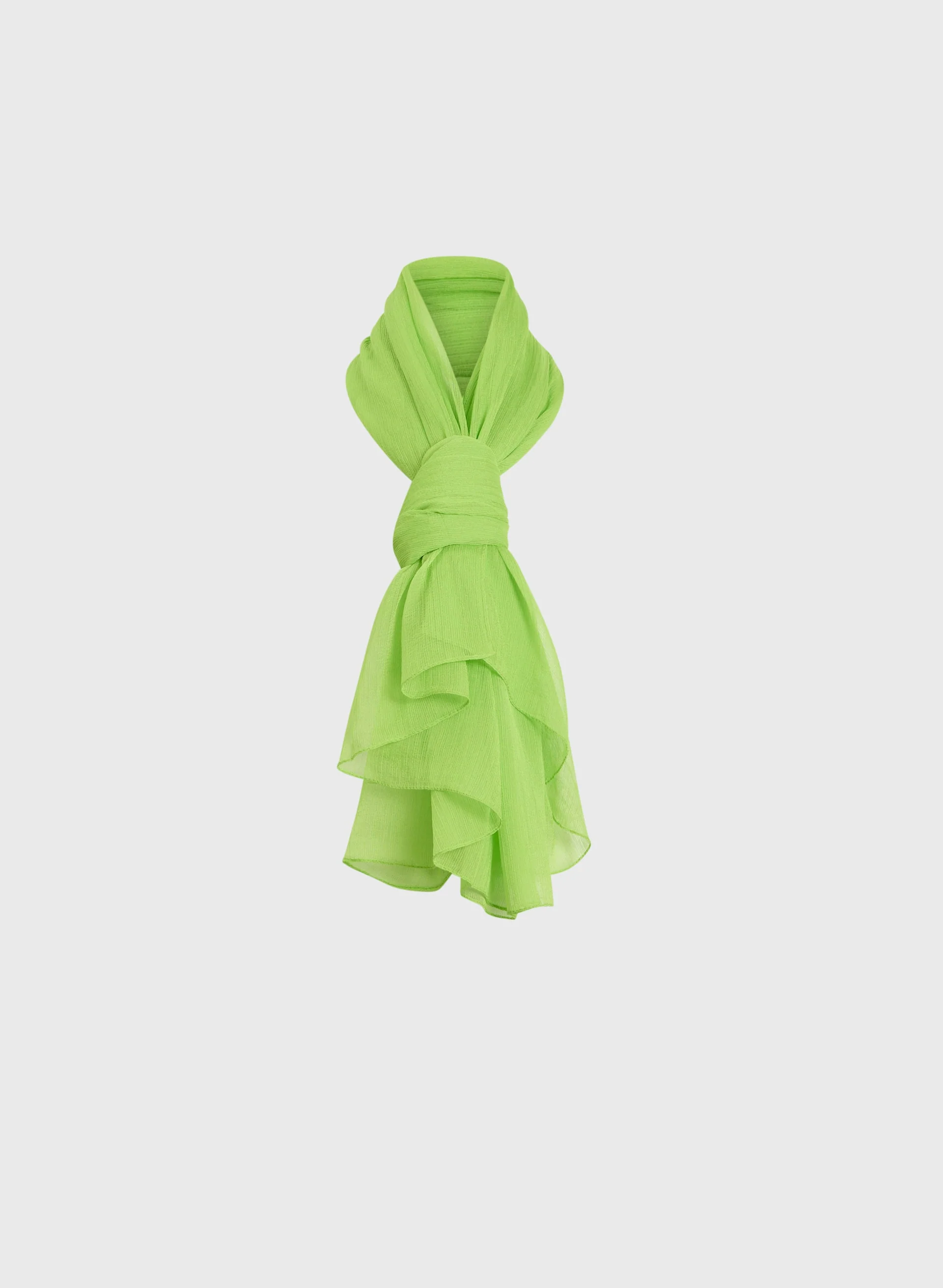 Rectangular Textured Crepe Scarf