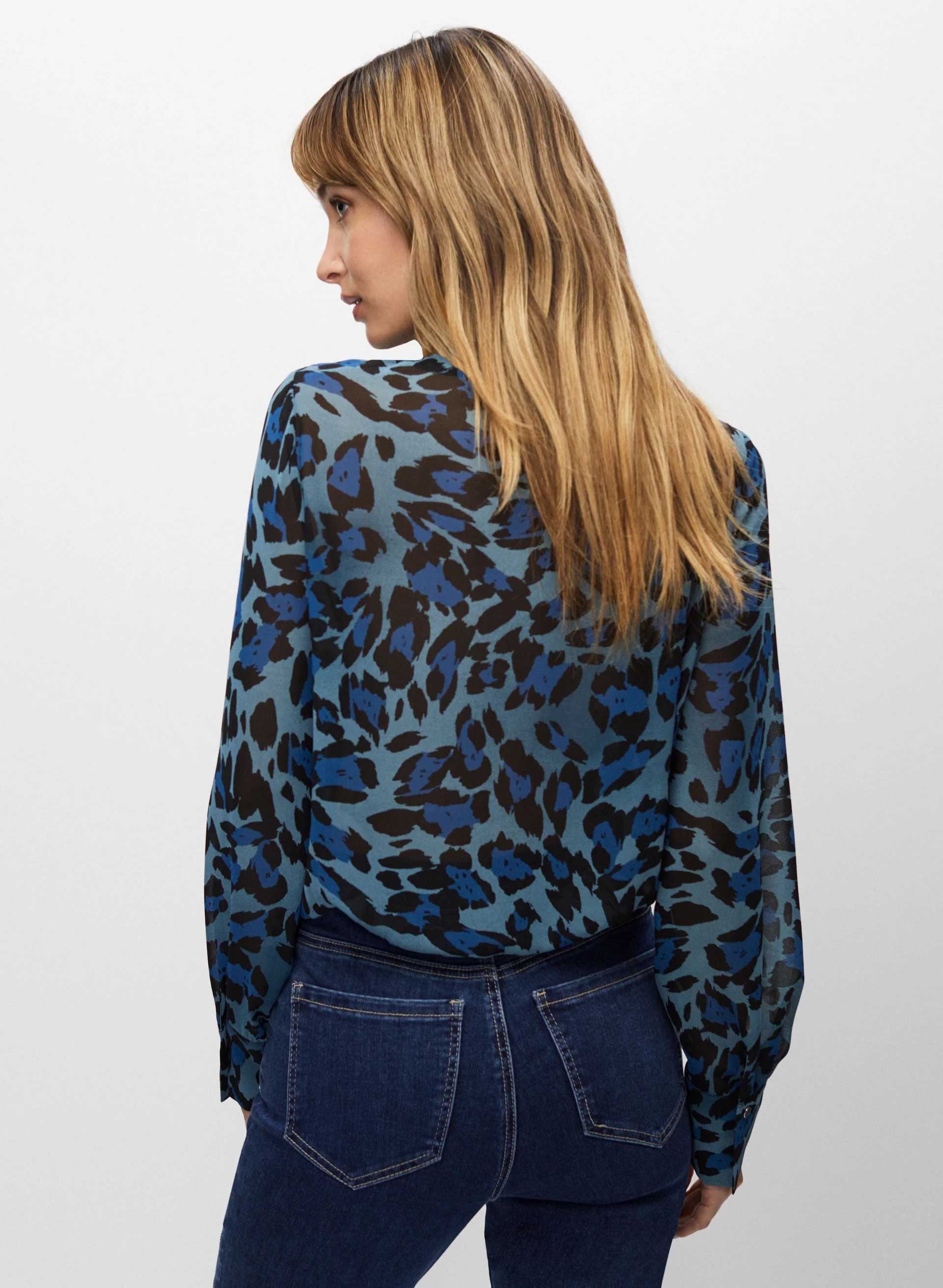 Leopard Print Blouse
