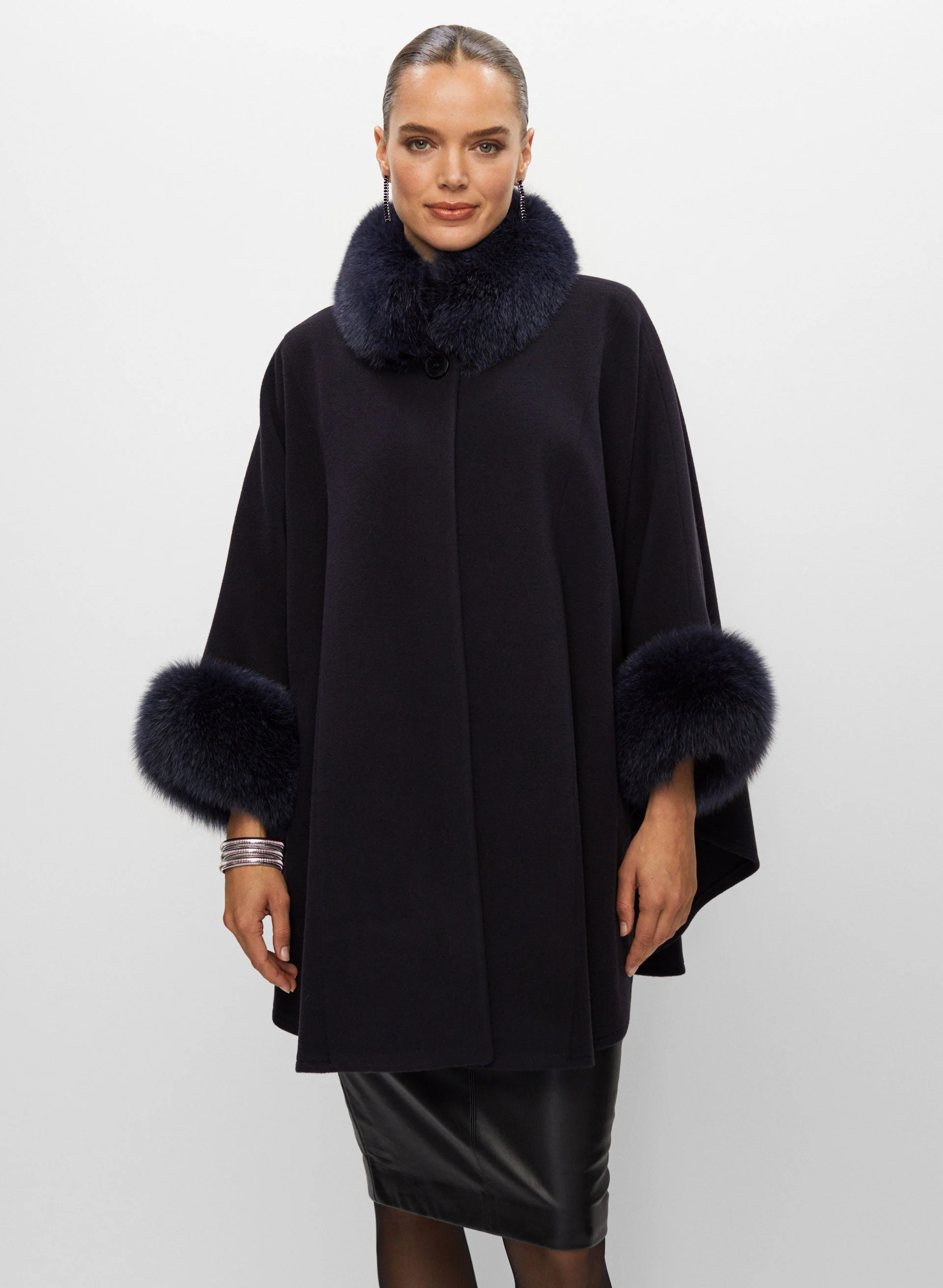 Mallia - Wool & Cashmere Blend Cape