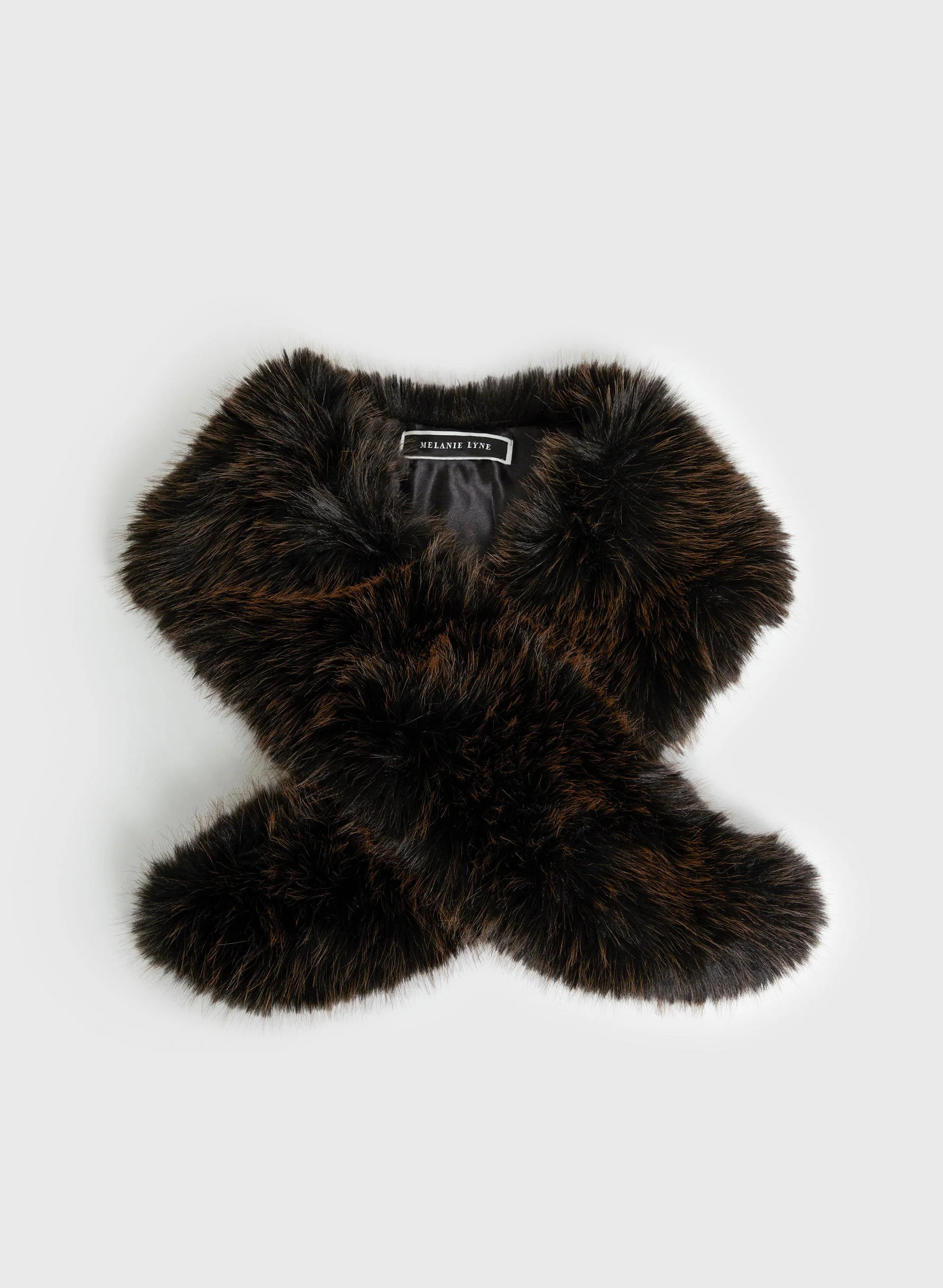 Two-Tone Vegan Fur Collar