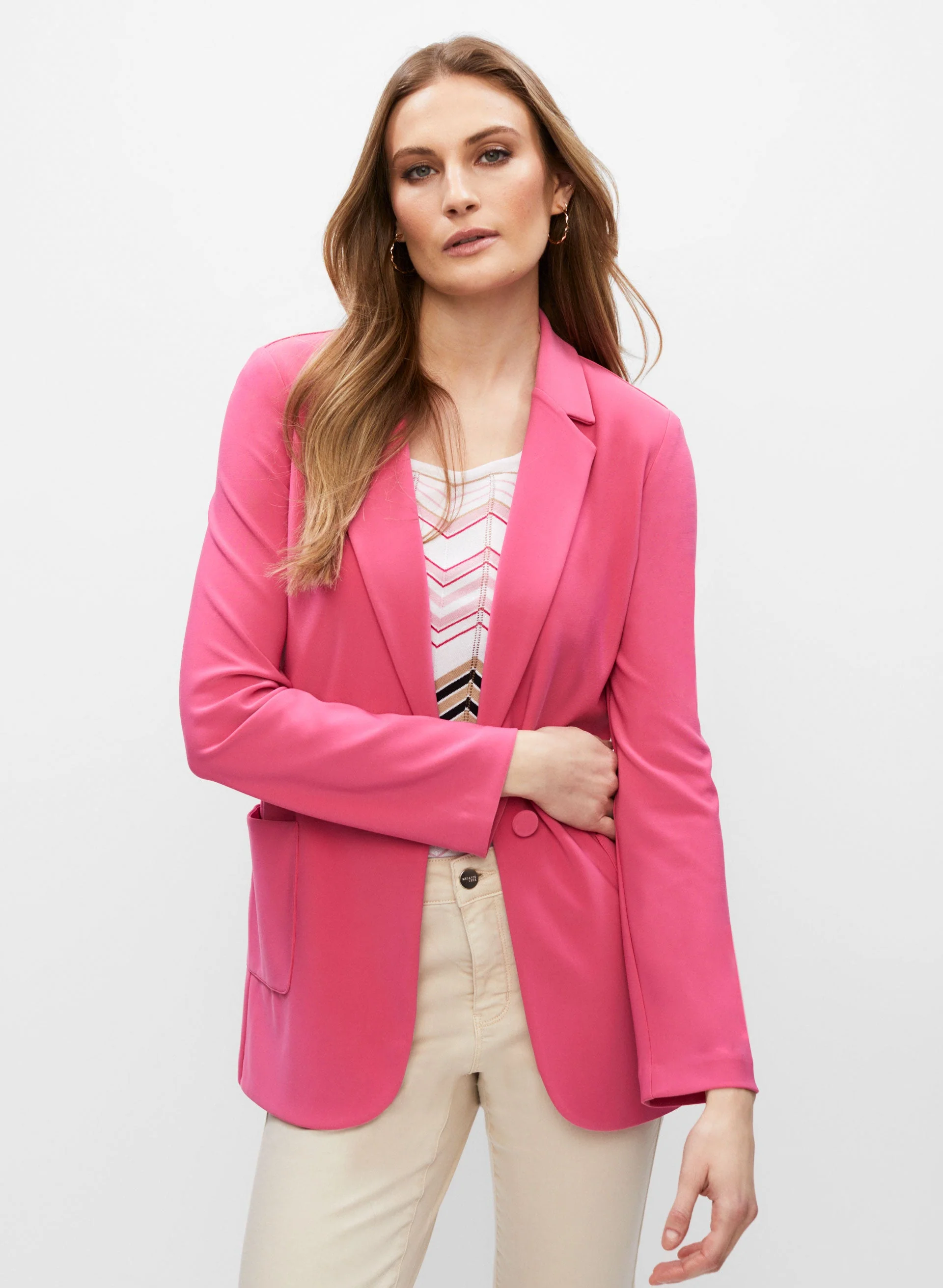 Single-Button Blazer