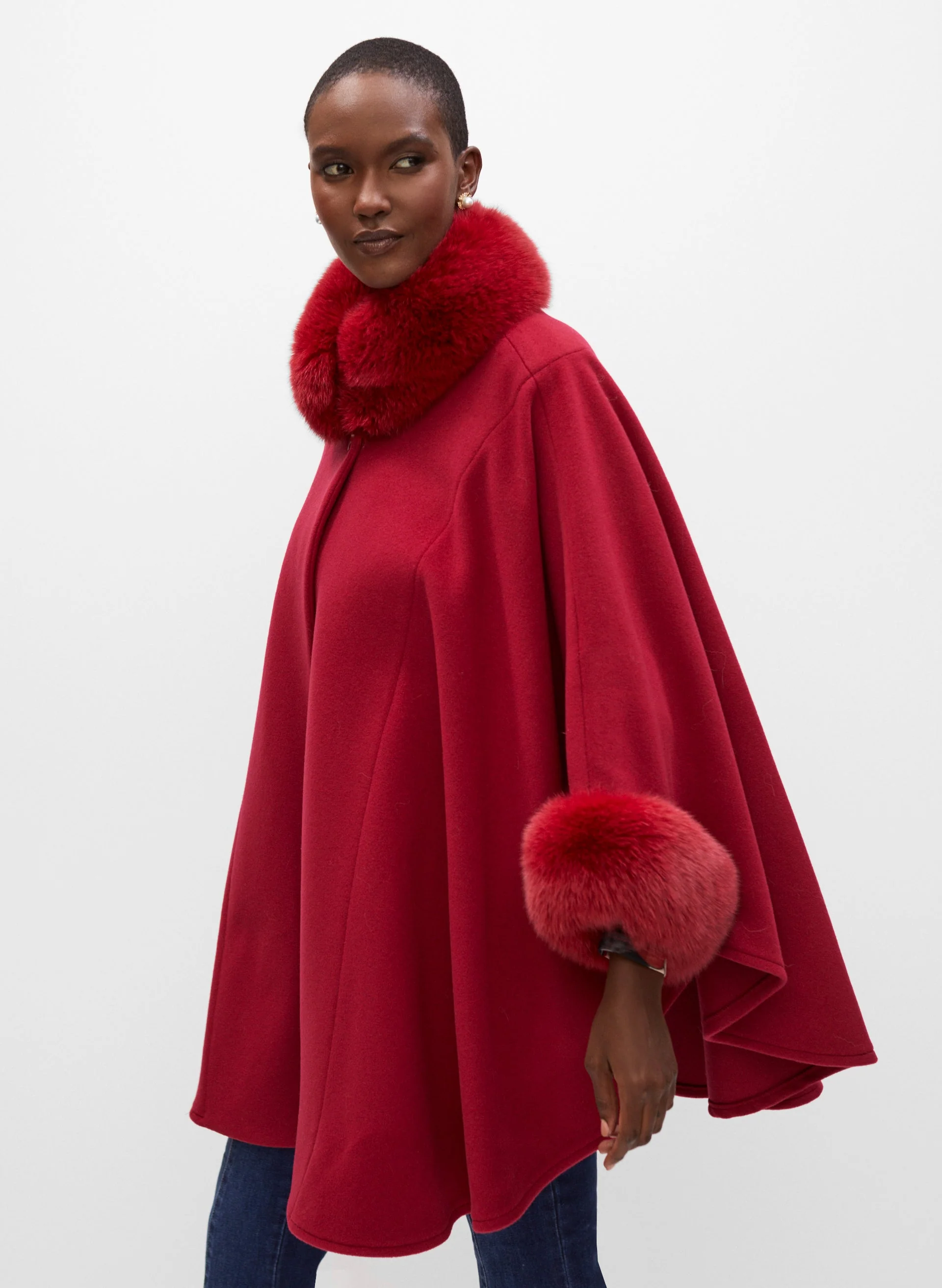 Mallia - Wool & Cashmere Blend Cape