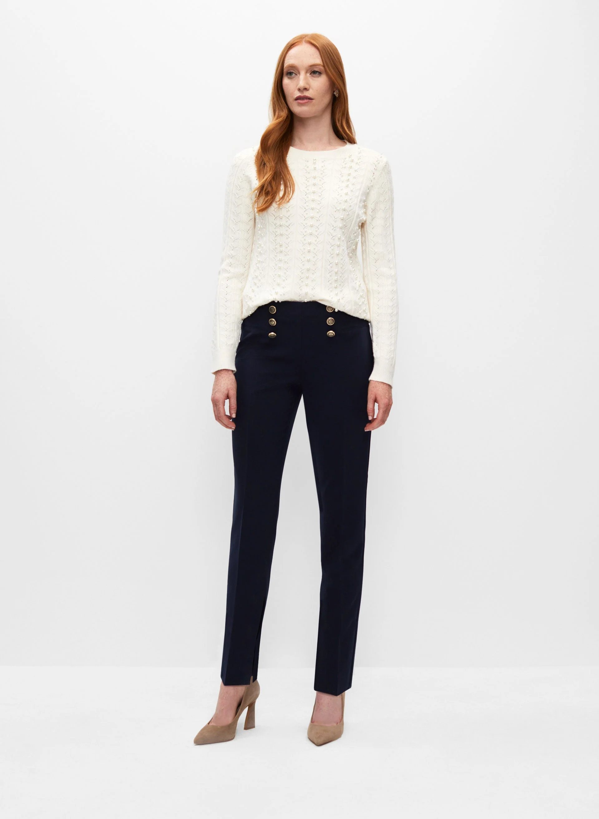 Amber Button Detail Pants