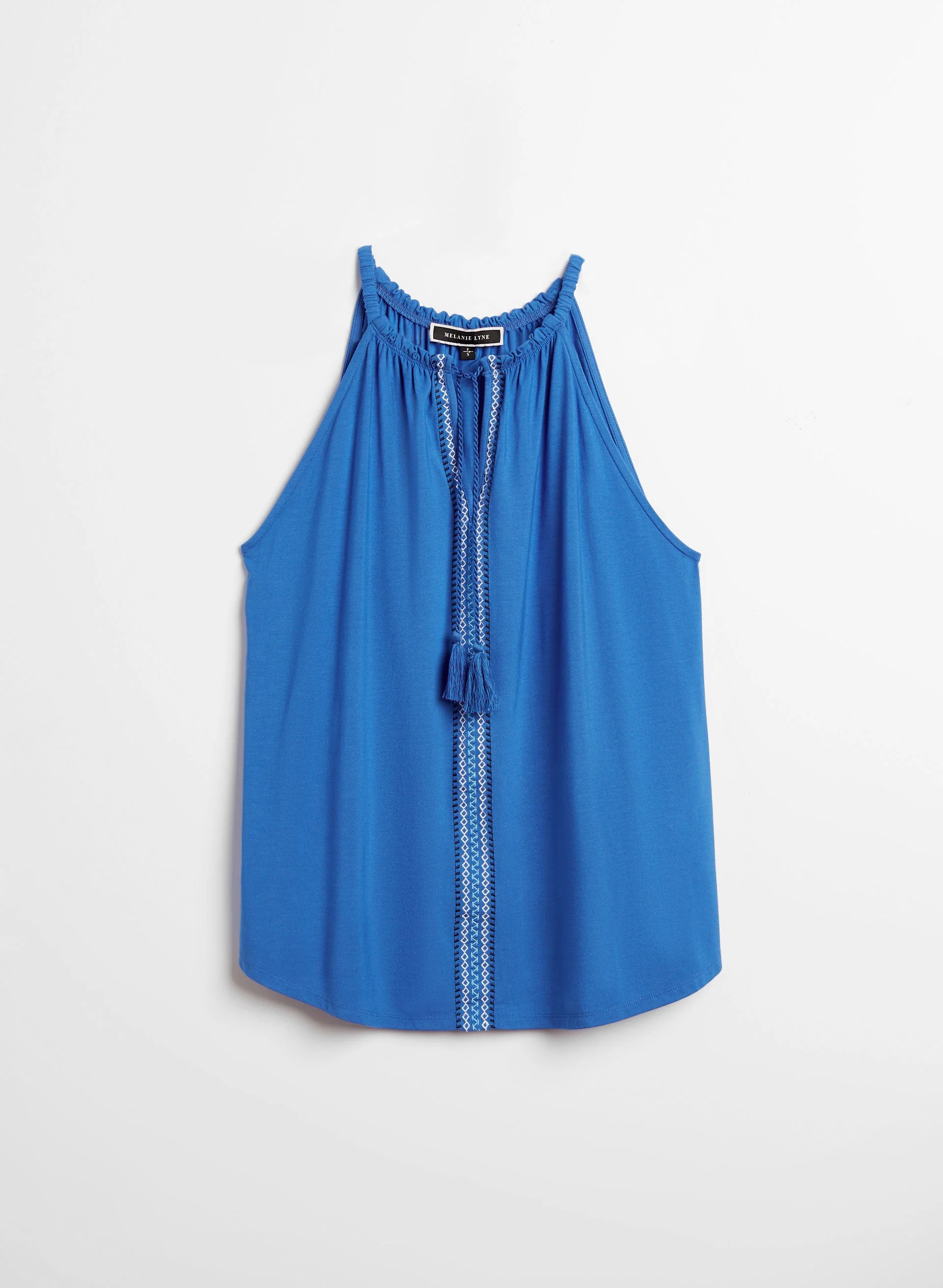Tassel & Embroidery Detail Top