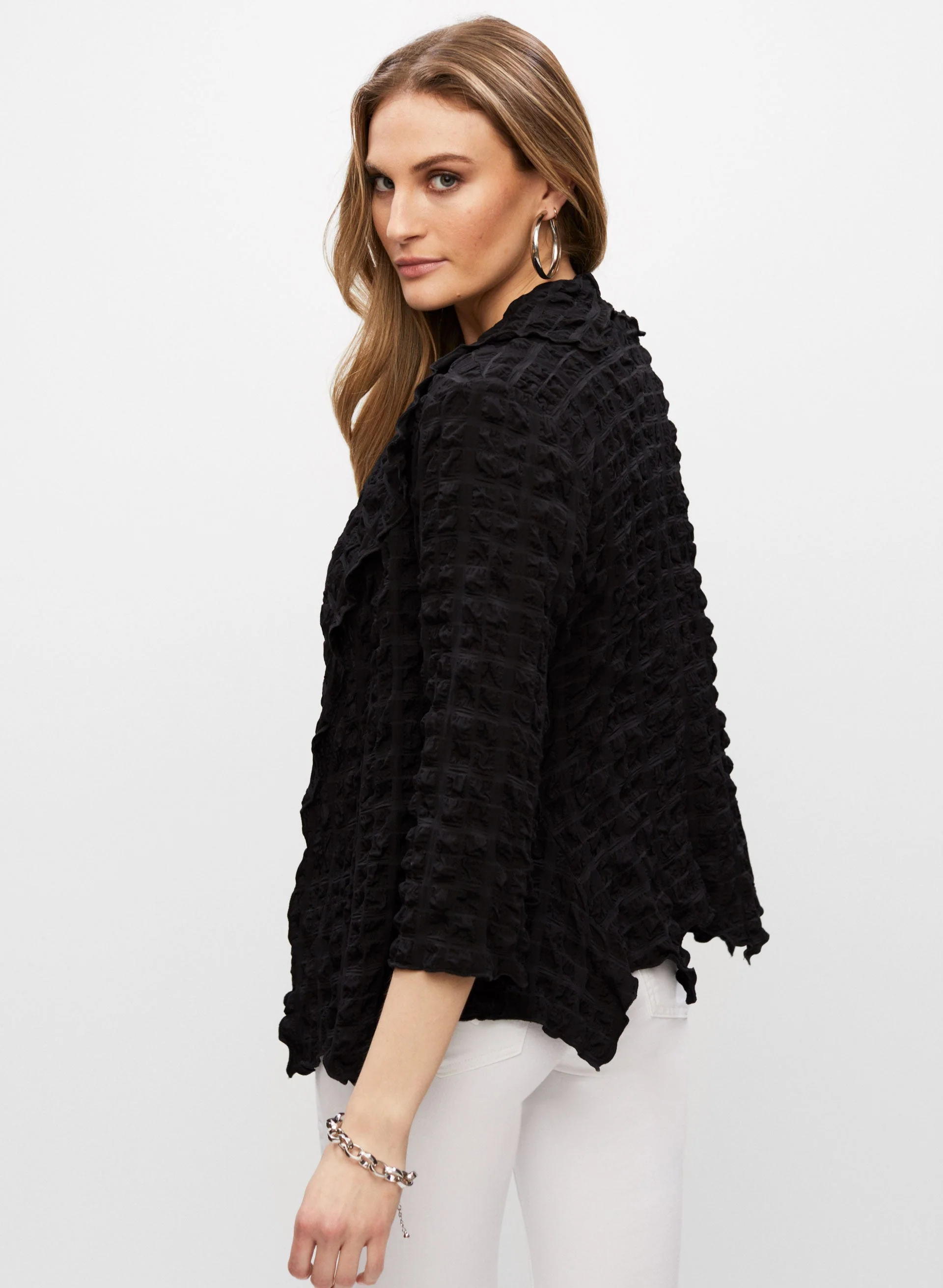 Joseph Ribkoff - Short Waffle Jacket