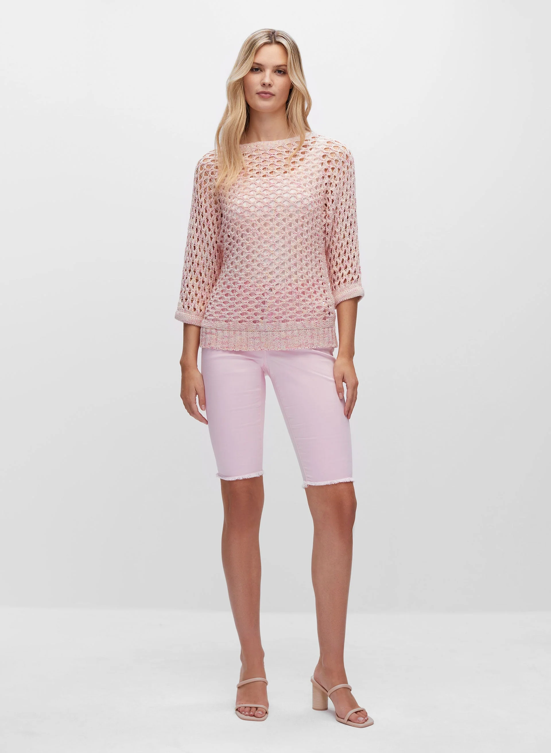 Open Weave Knit Sweater