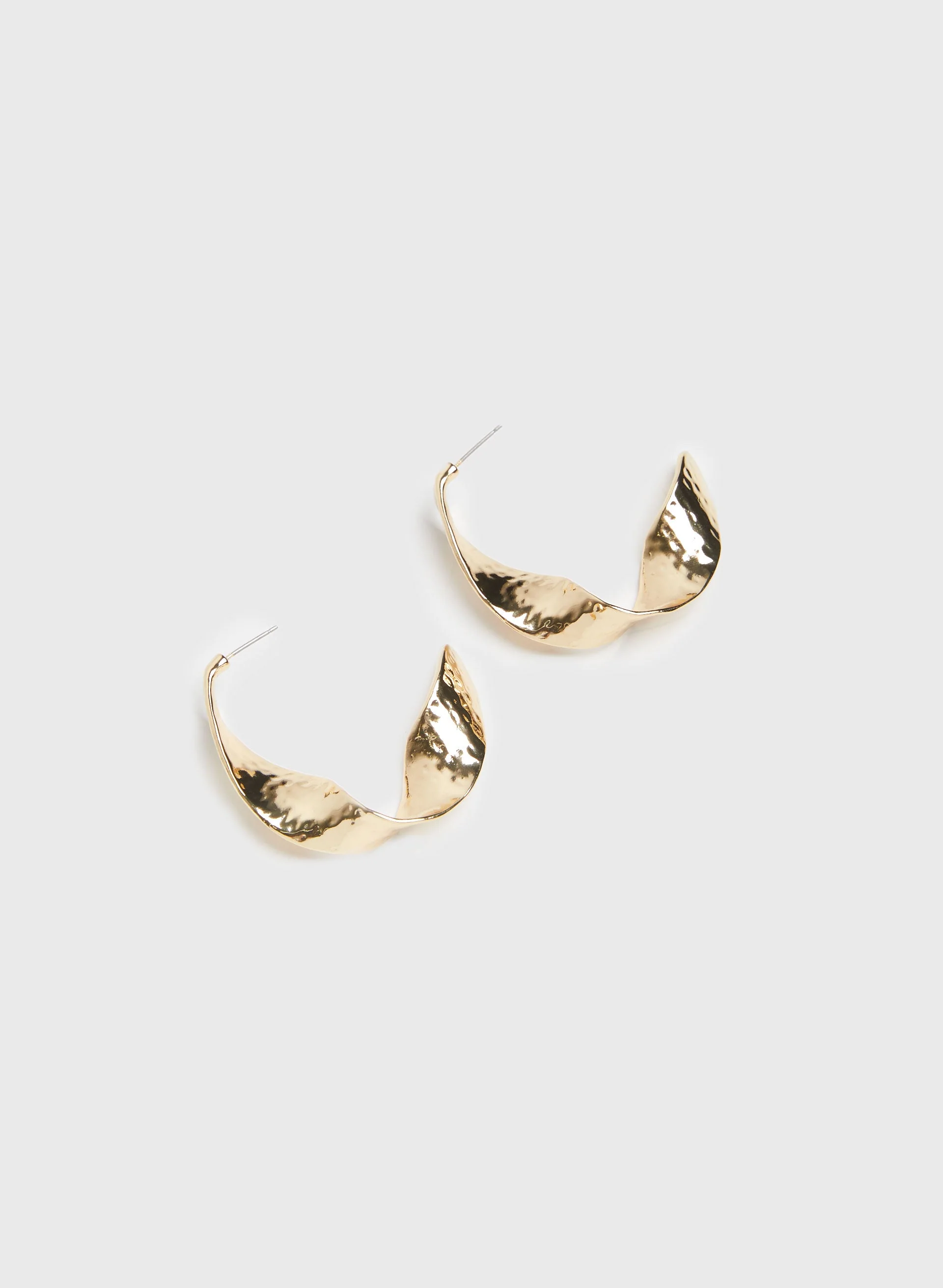 Twist Open Hoop Earrings