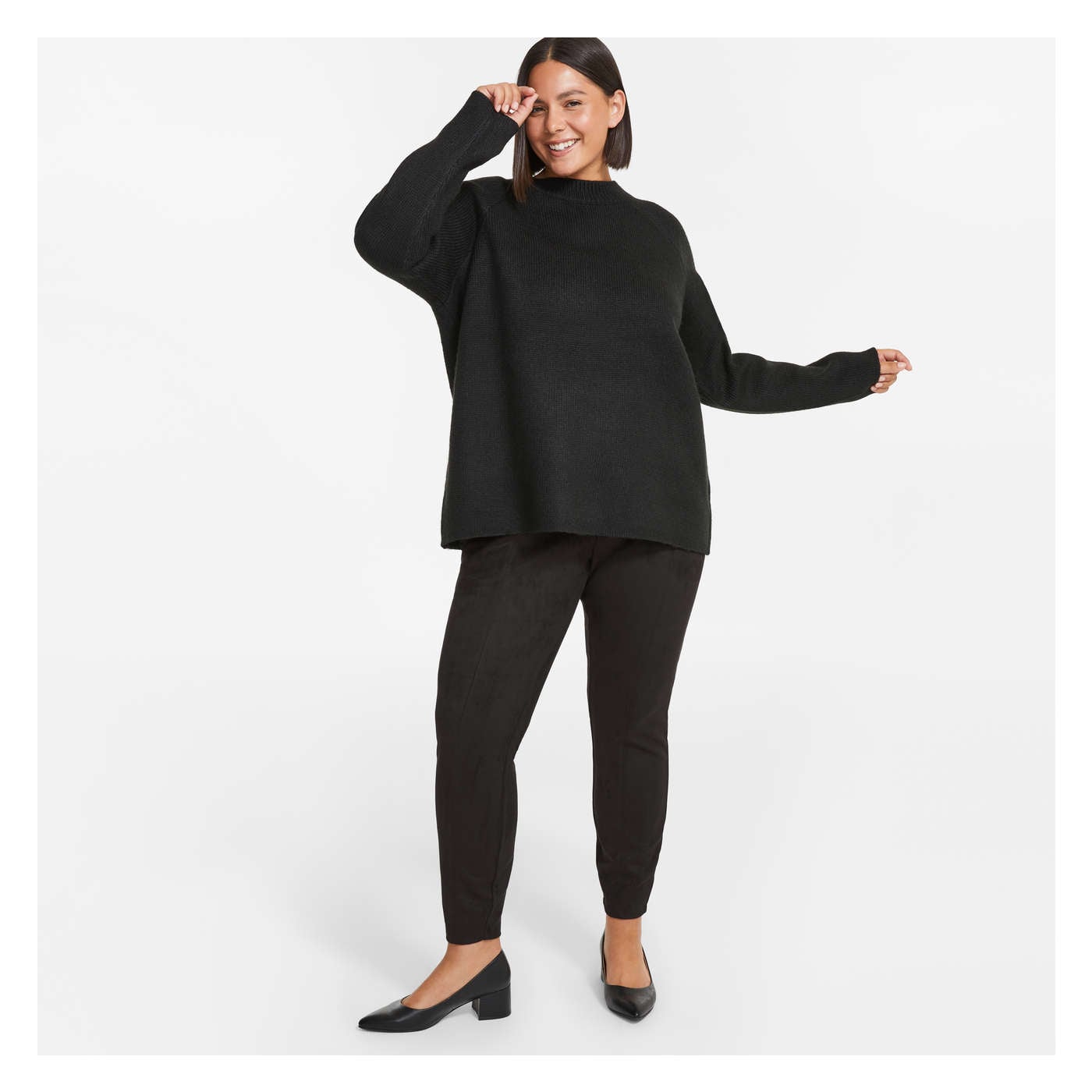 Women+ Faux Suede Legging