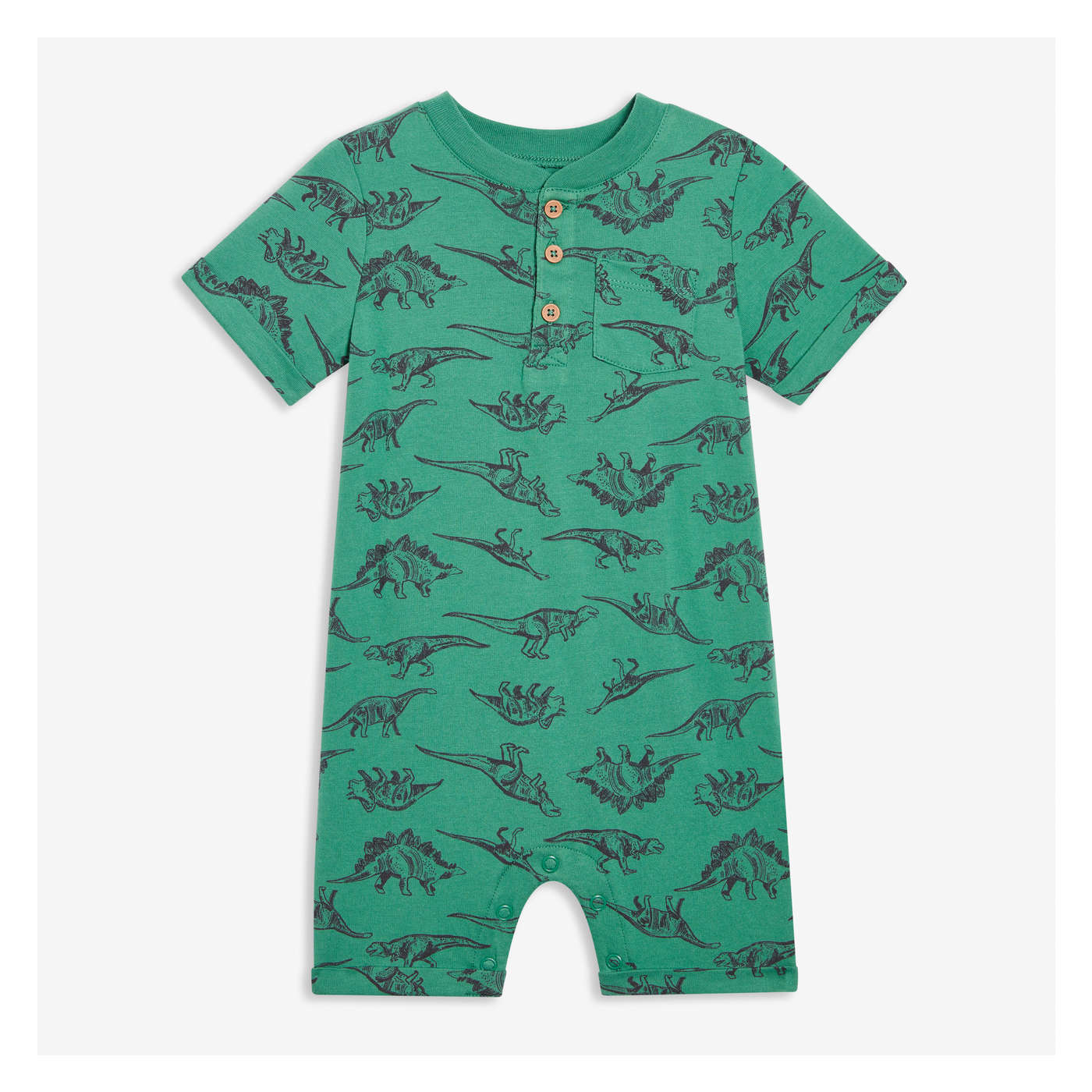 Baby Boys' Printed Romper