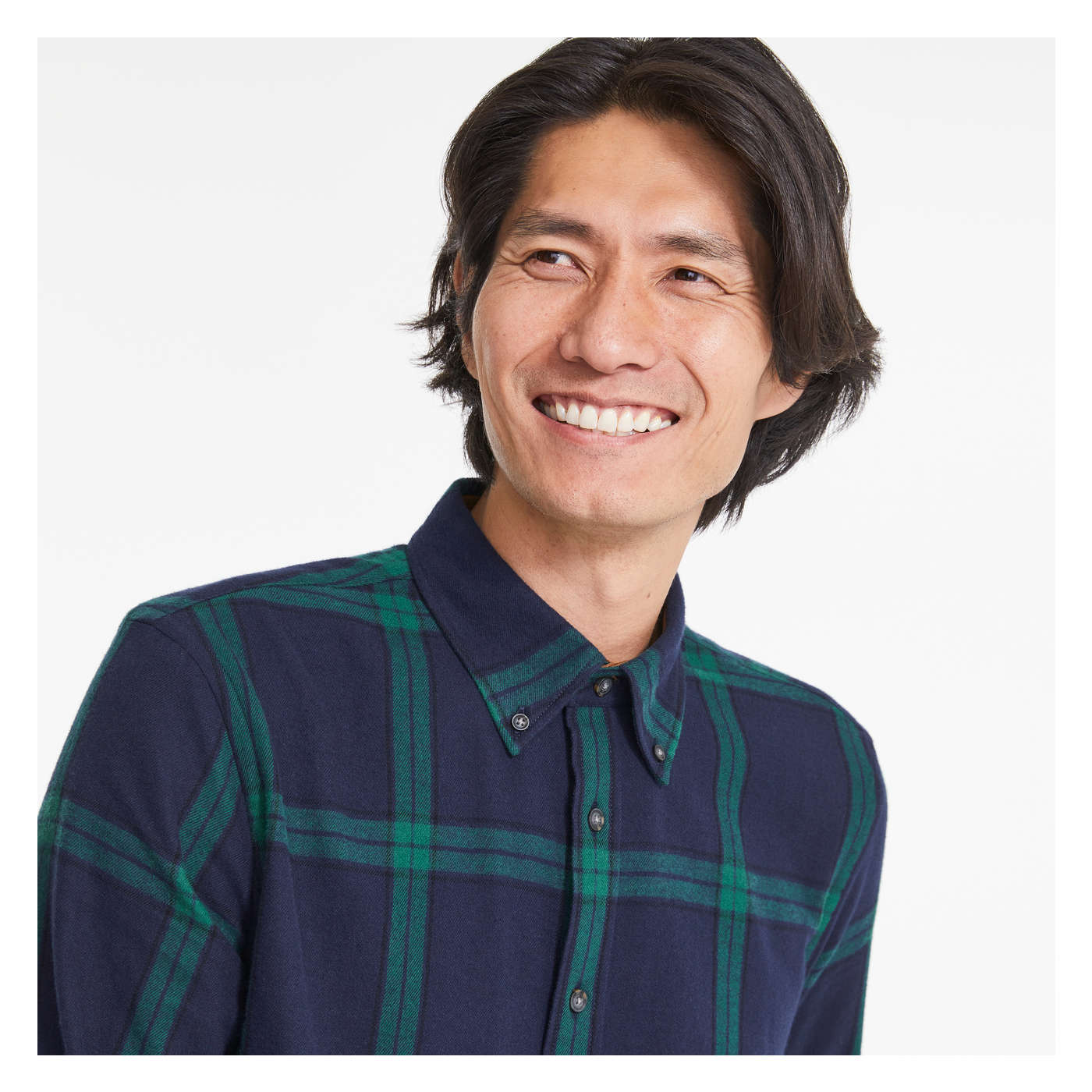 Men's Button-Down Flannel Shirt